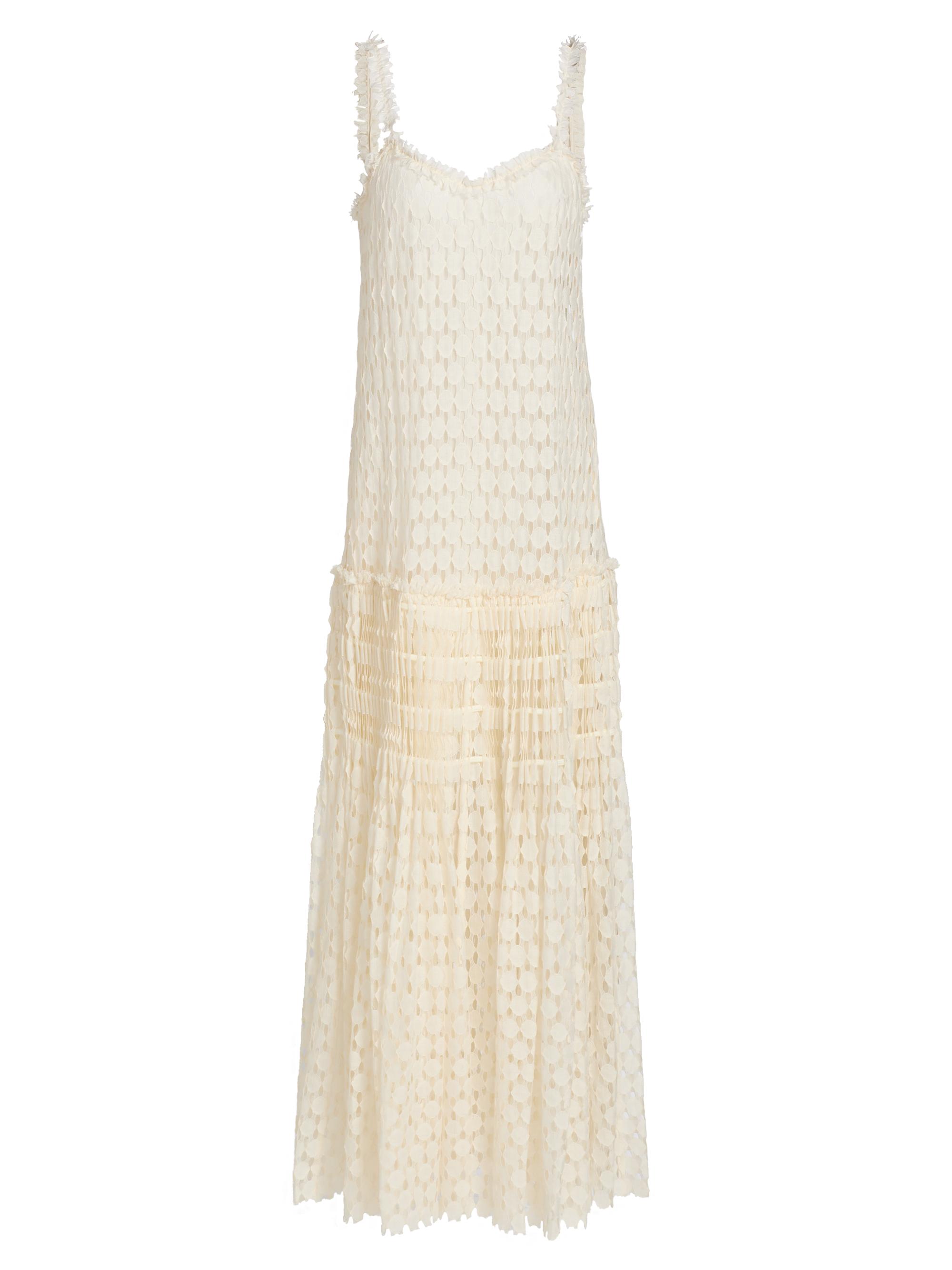 Ulla Johnson Women's Sigrid Cotton-Blend Lace Gown - Chalk