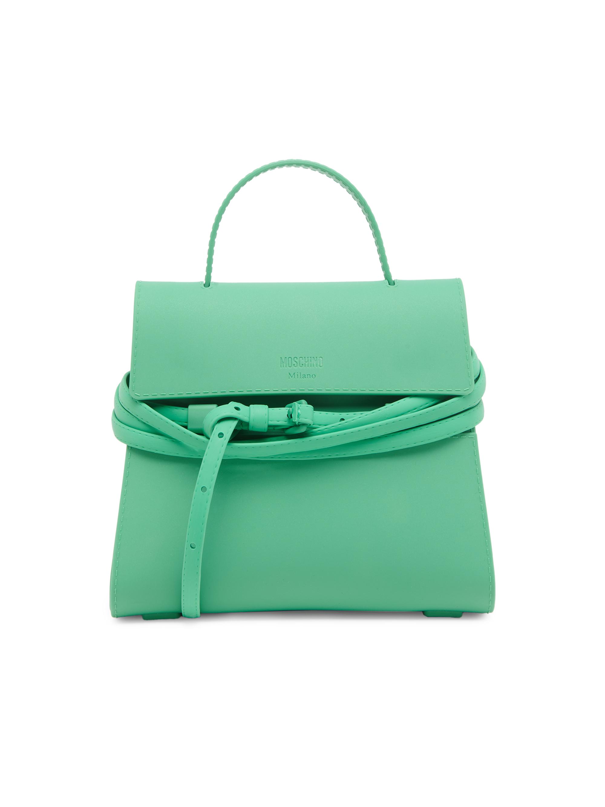 Moschino Women's Tie Me Top Handle Bag - Green | Thumbnail 7