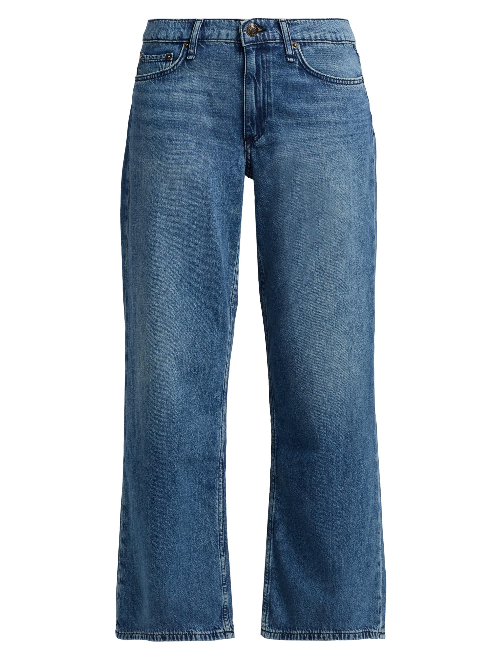 rag & bone rb Miramar Dahlia Ponte Mid-Rise Bootcut Pants | Saks