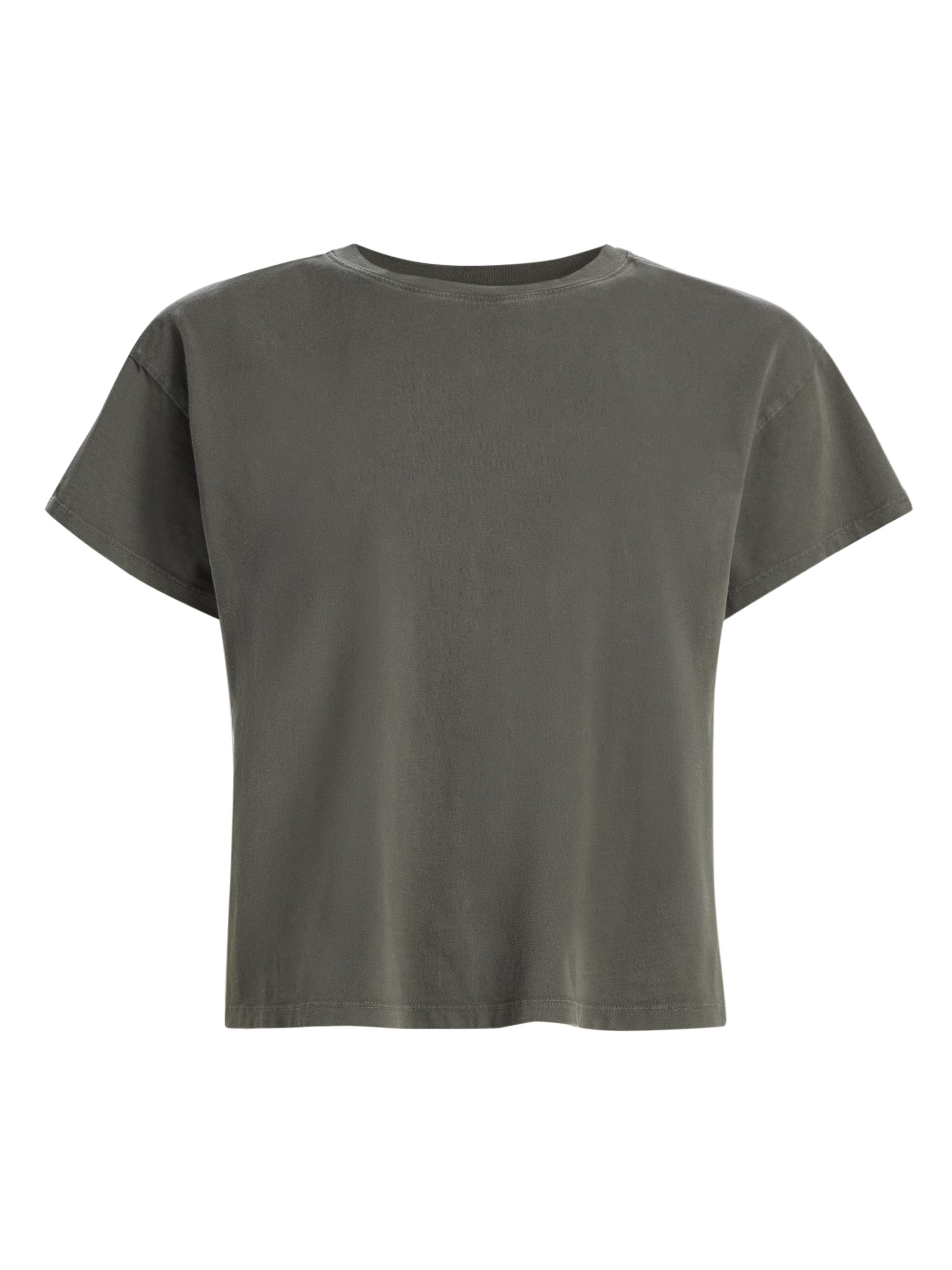 rag & bone Women's Kelly Distressed Washed Boxy T-Shirt - Slate