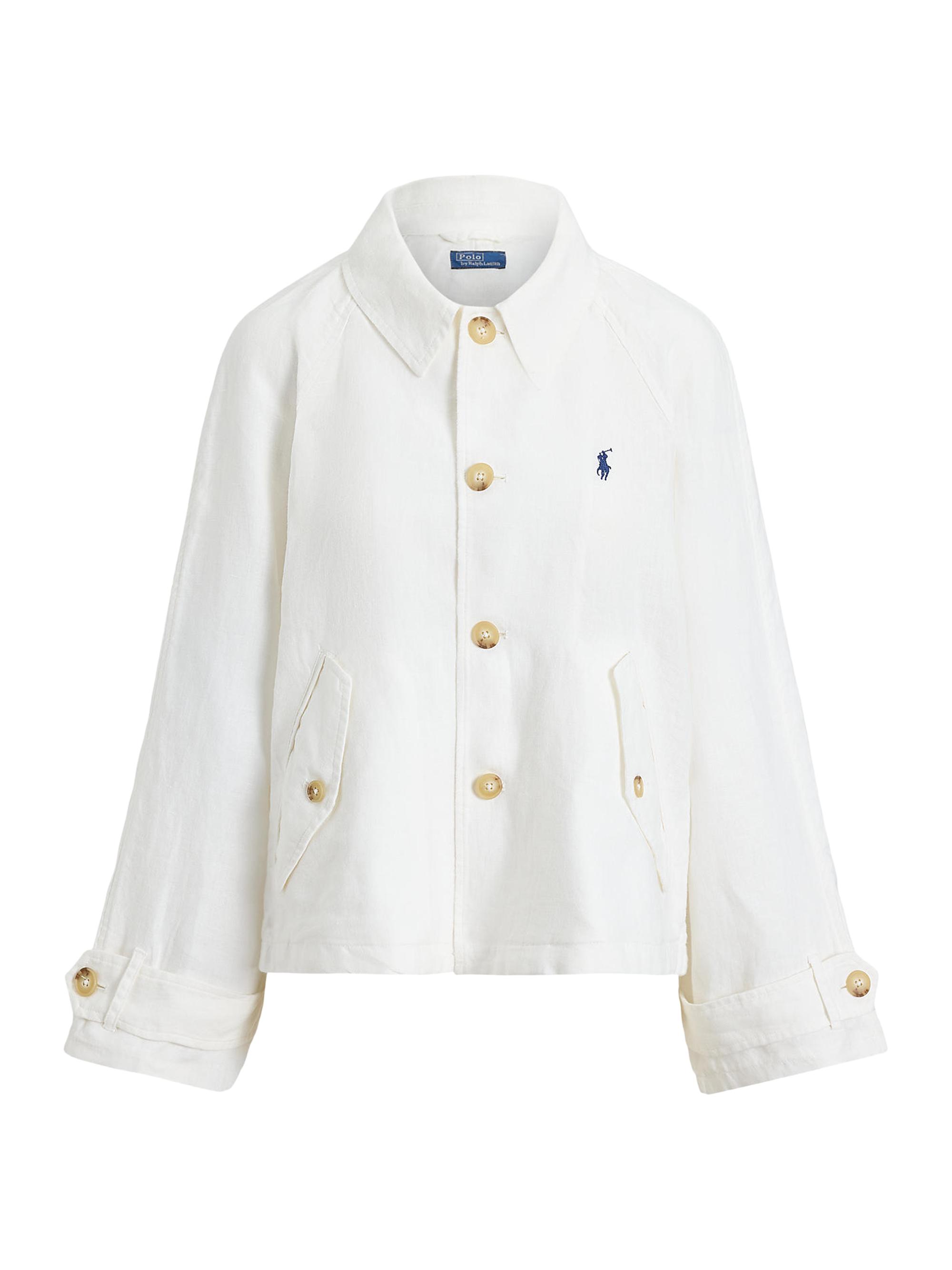 Polo Ralph Lauren Women's Linen Windbreaker Jacket - Nevis