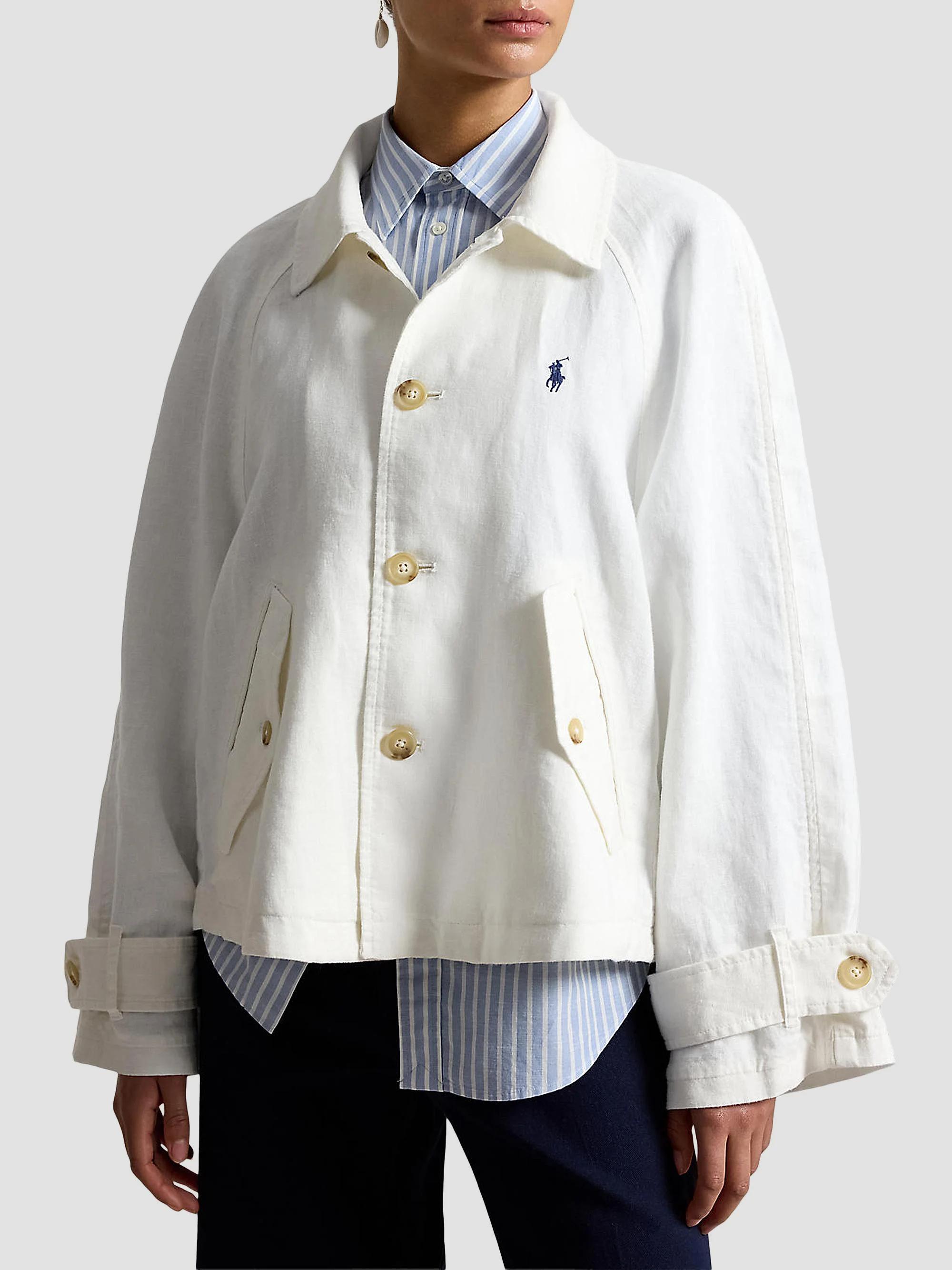 Polo Ralph Lauren Linen Windbreaker Jacket | Saks Fifth Avenue