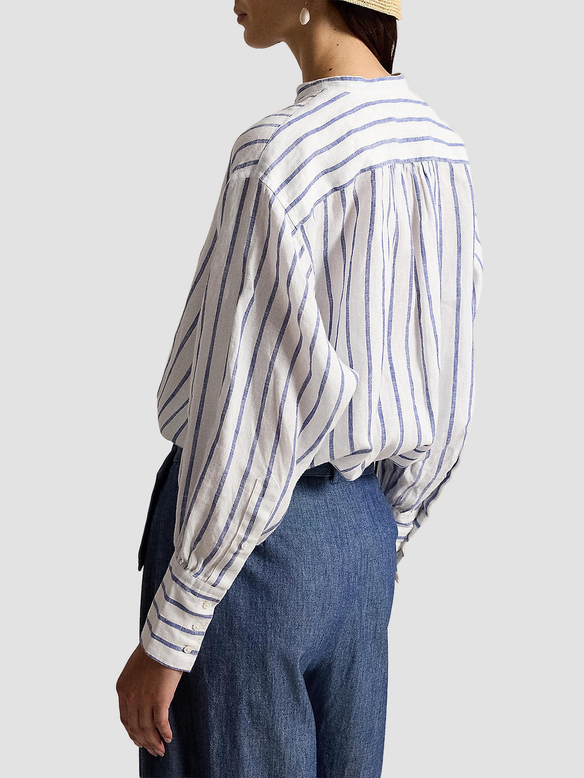 Polo Ralph Lauren Striped Linen Shirt | Saks Fifth Avenue