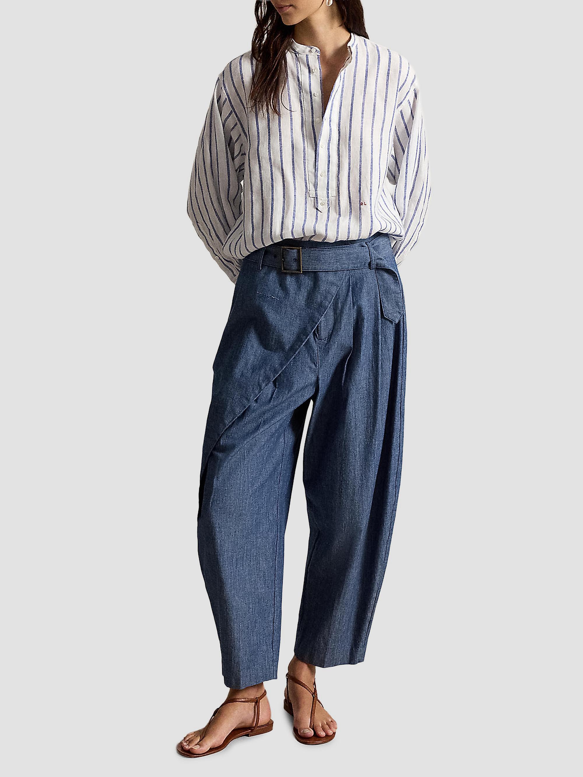 Polo Ralph Lauren Striped Linen Shirt | Saks Fifth Avenue