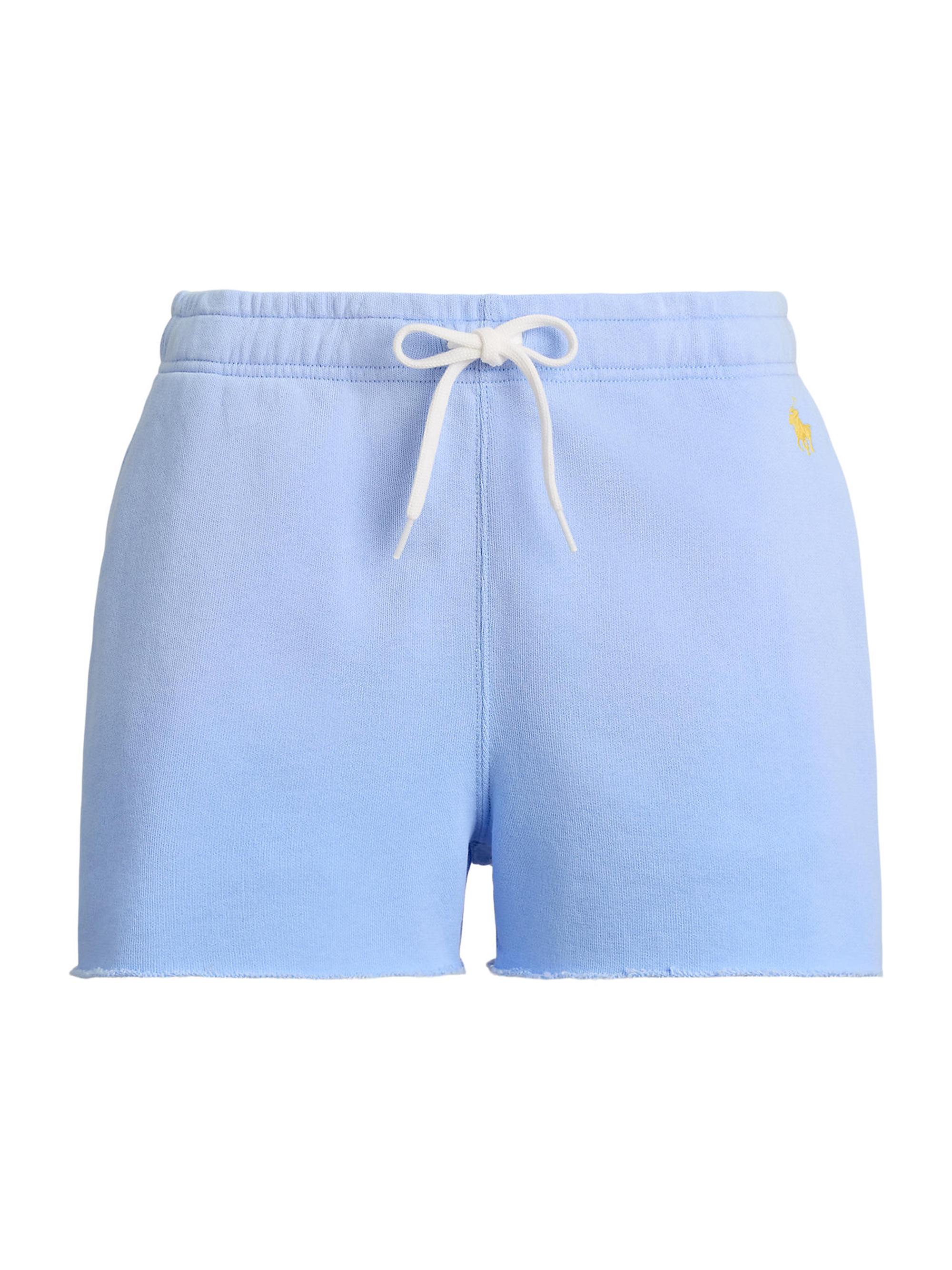 Polo Ralph Lauren Women's Lightweight Fleece Drawstring Shorts - Baby Blue
