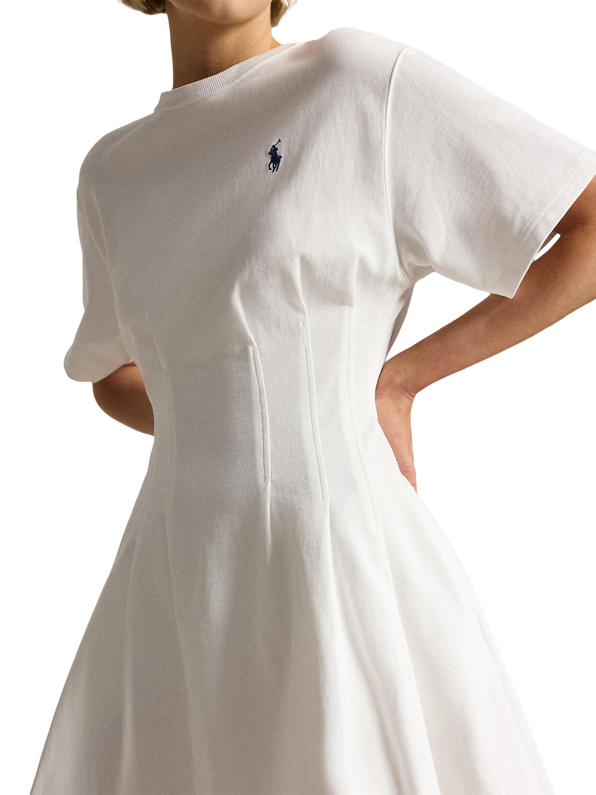 polo ralph lauren womens t shirt dress Polo Ralph Lauren Women's Crewneck Fit & Flare T-Shirt Dress