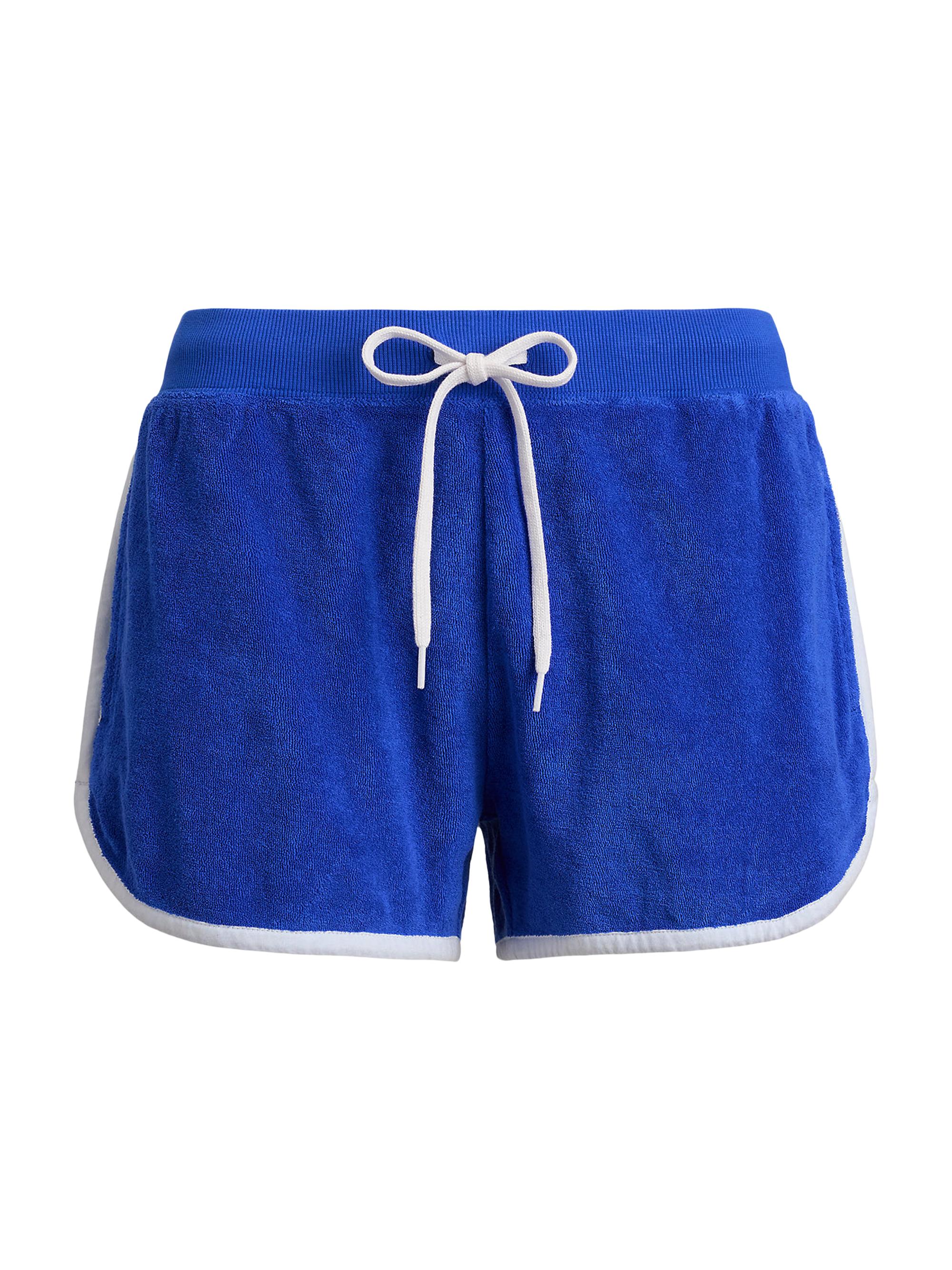 Polo Ralph Lauren Women's Cotton-Blend Terry Drawstring Shorts - Gala Blue
