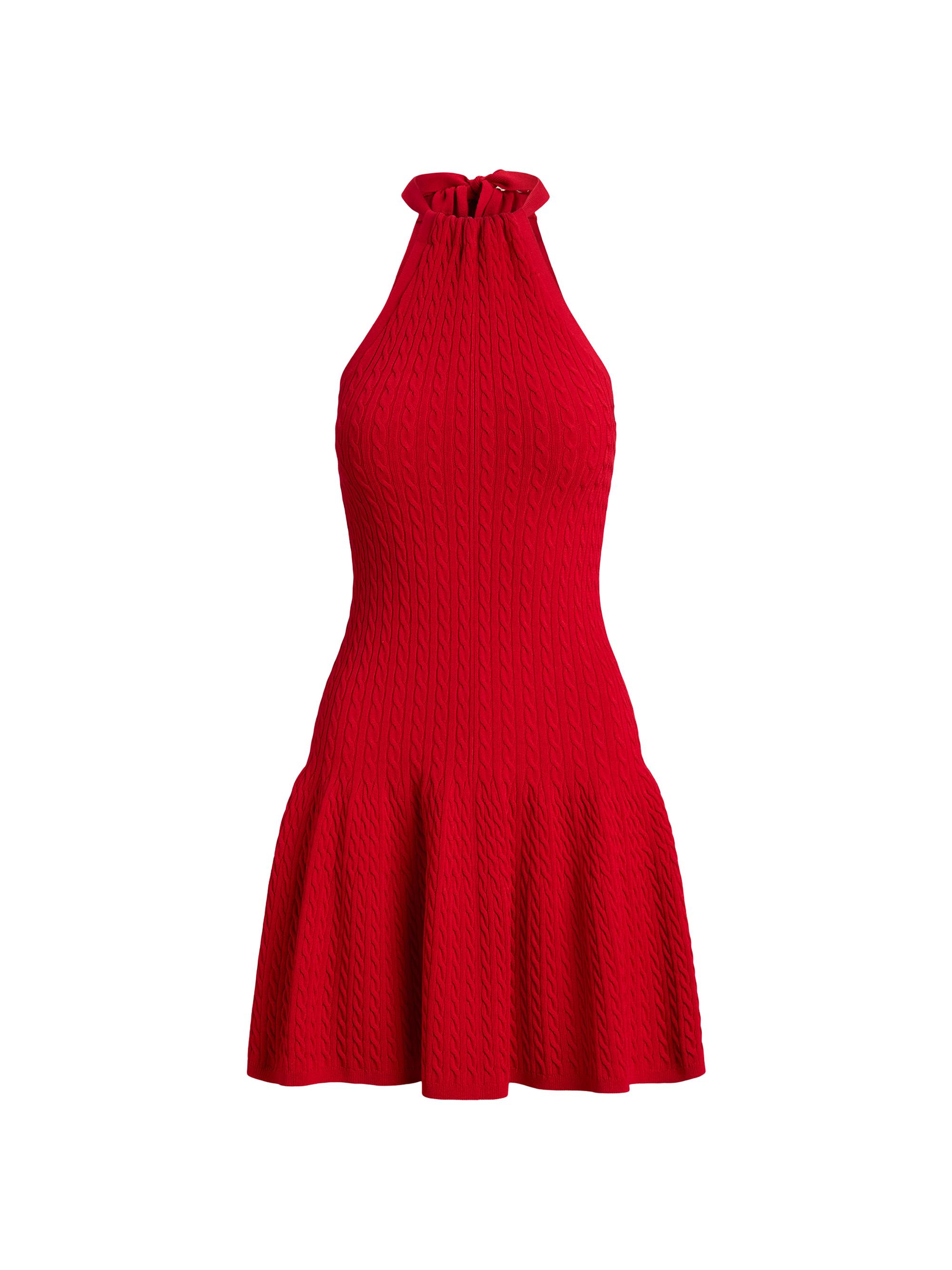 Polo Ralph Lauren Lace-Trim Georgette Midi-Dress | Saks Fifth Avenue