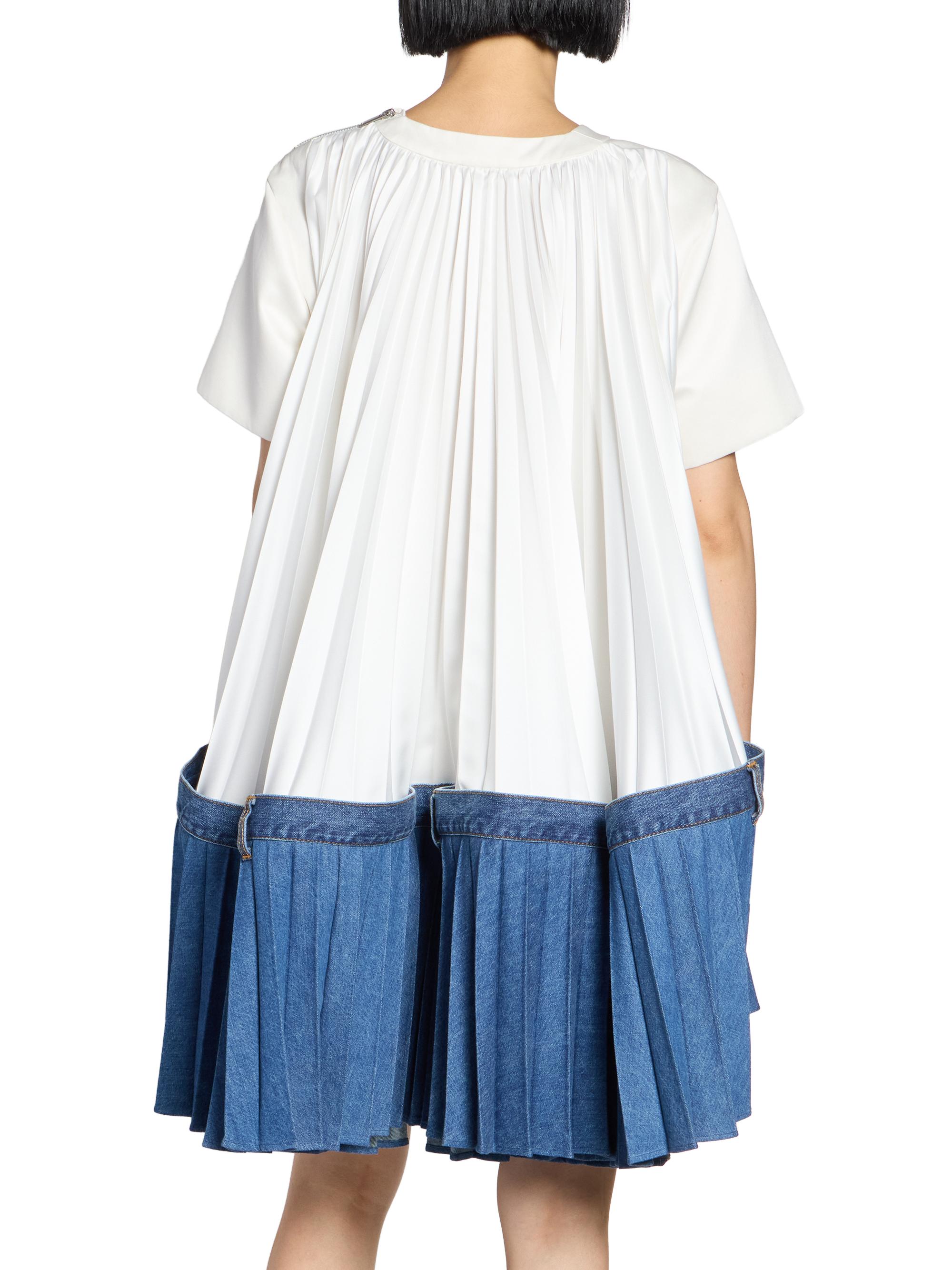 Sacai T-Shirt Spliced Denim Minidress | Saks Fifth Avenue