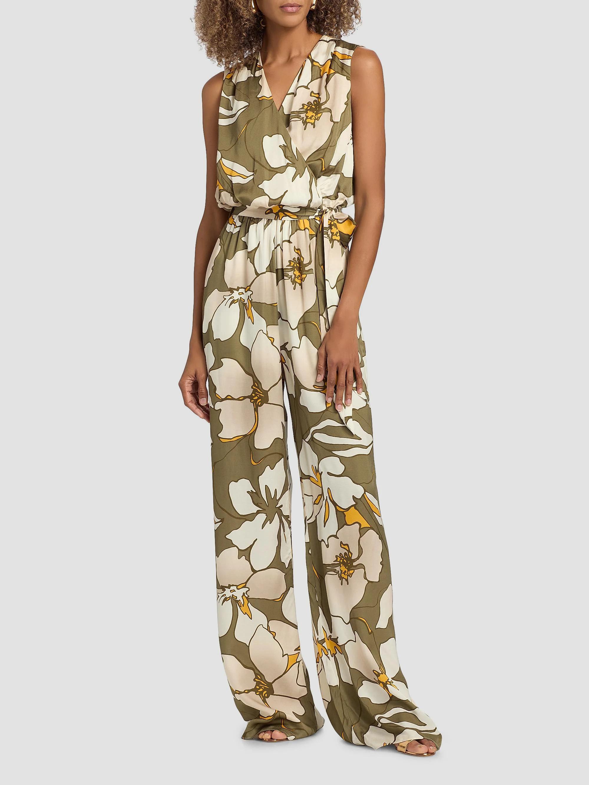 Ramy Brook Hollie Floral Wide-Leg Jumpsuit | Saks Fifth Avenue