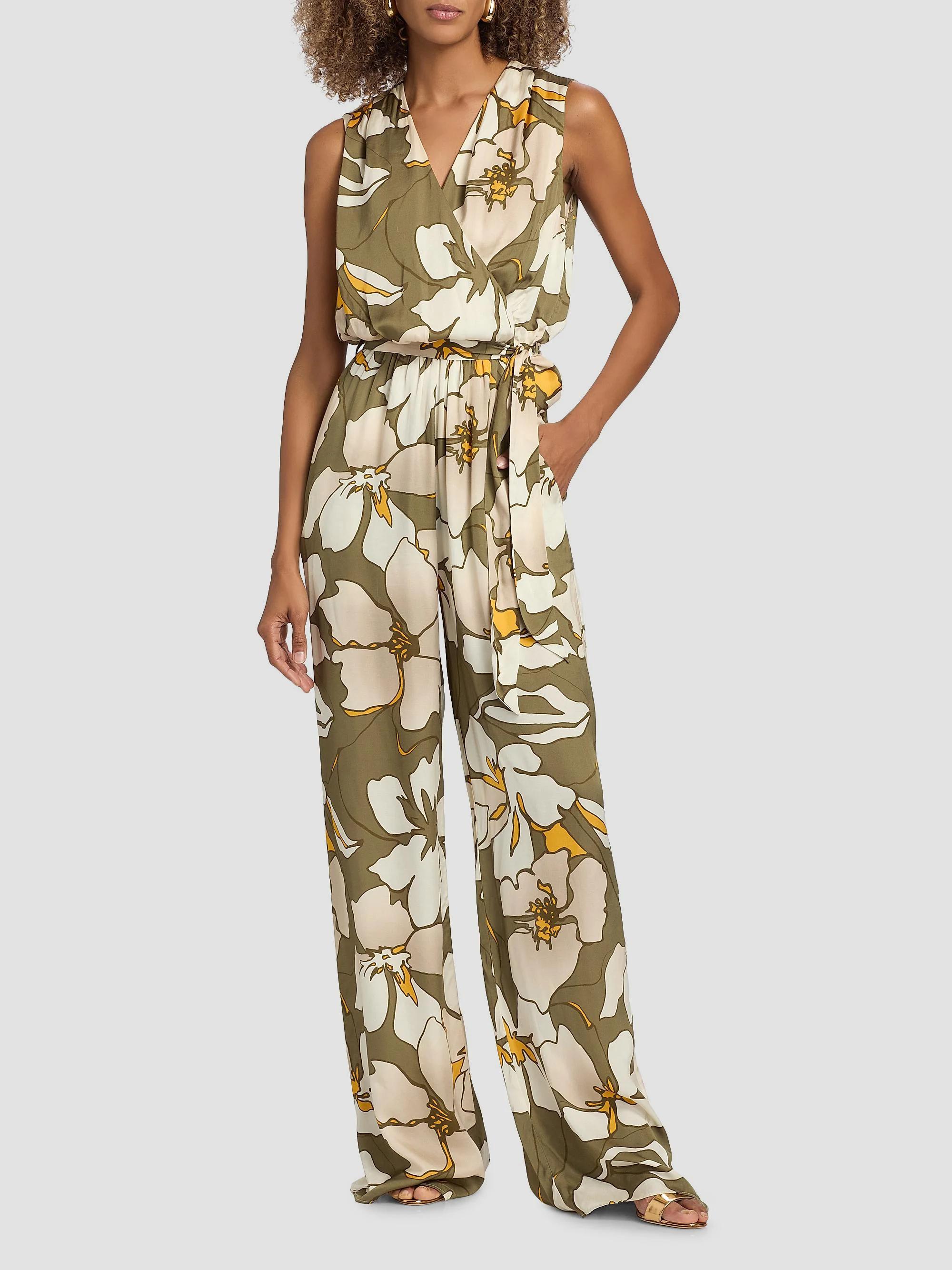 Ramy Brook Hollie Floral Wide-Leg Jumpsuit | Saks Fifth Avenue
