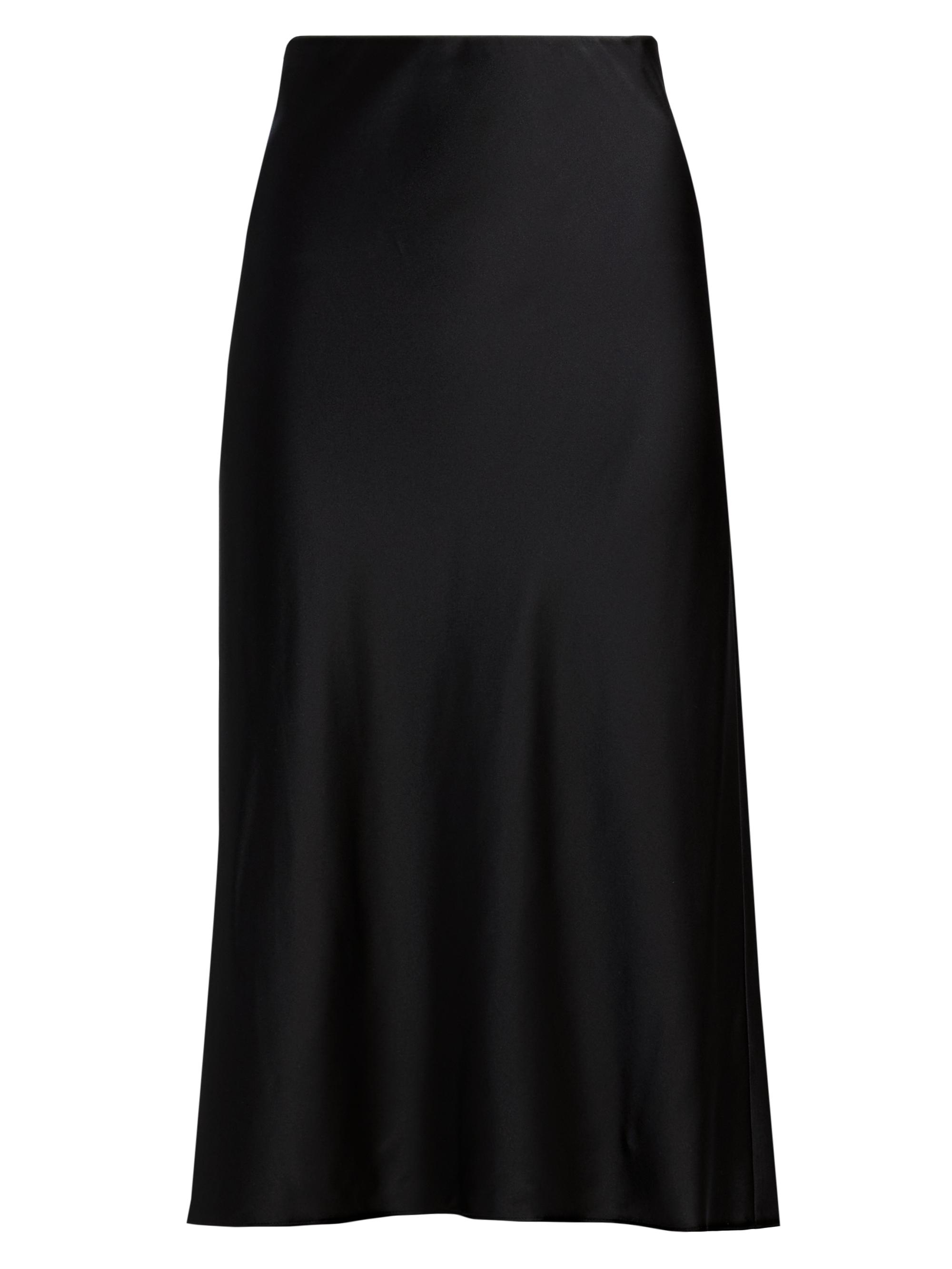 Ramy Brook Women's Krisia Stretch-Silk Midi-Skirt - Black