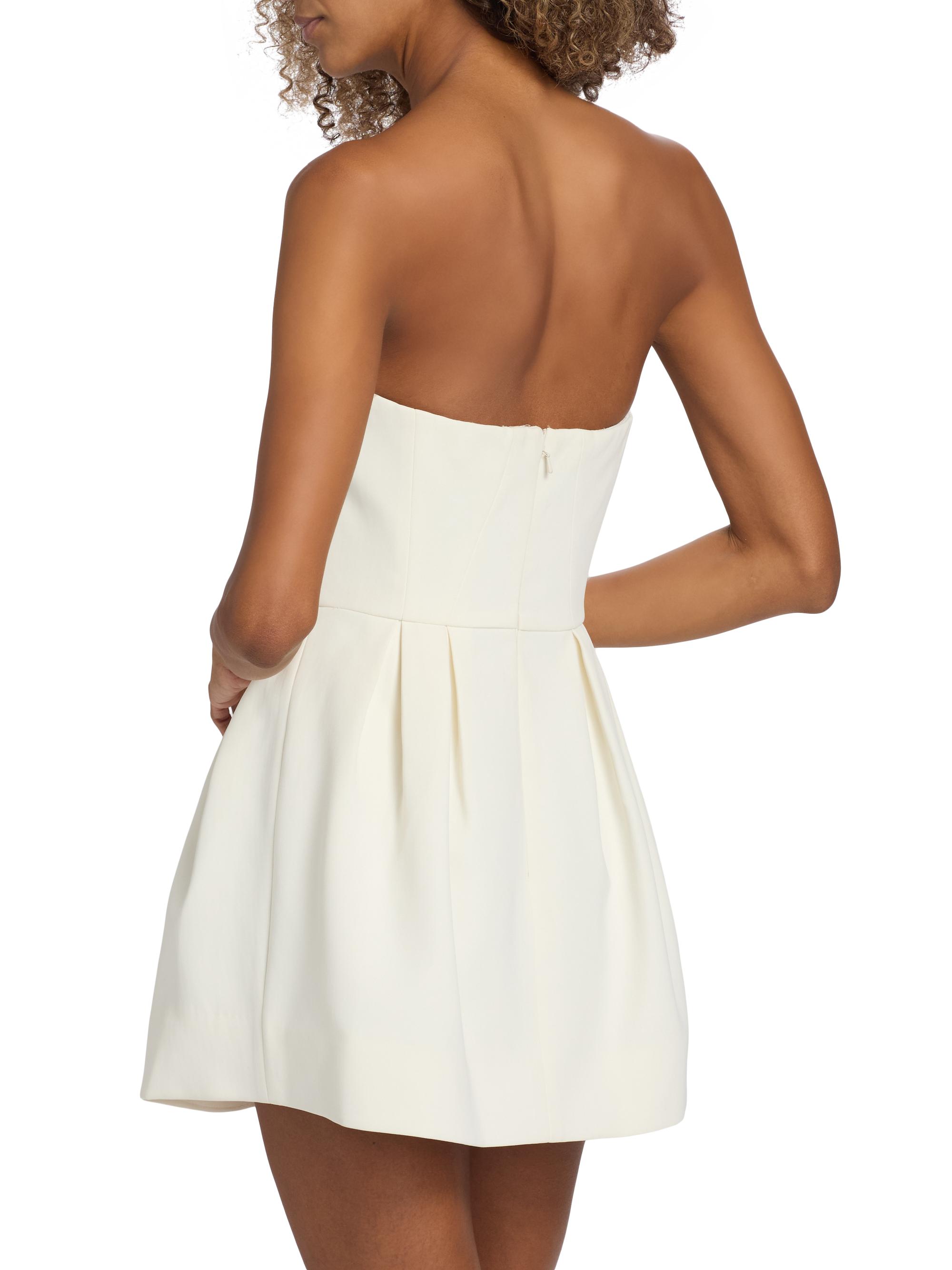 asos off shoulder mini dress ASOS DESIGN off the shoulder mini ruched bodice dress with puffball sk –  ASOS Sample Sale