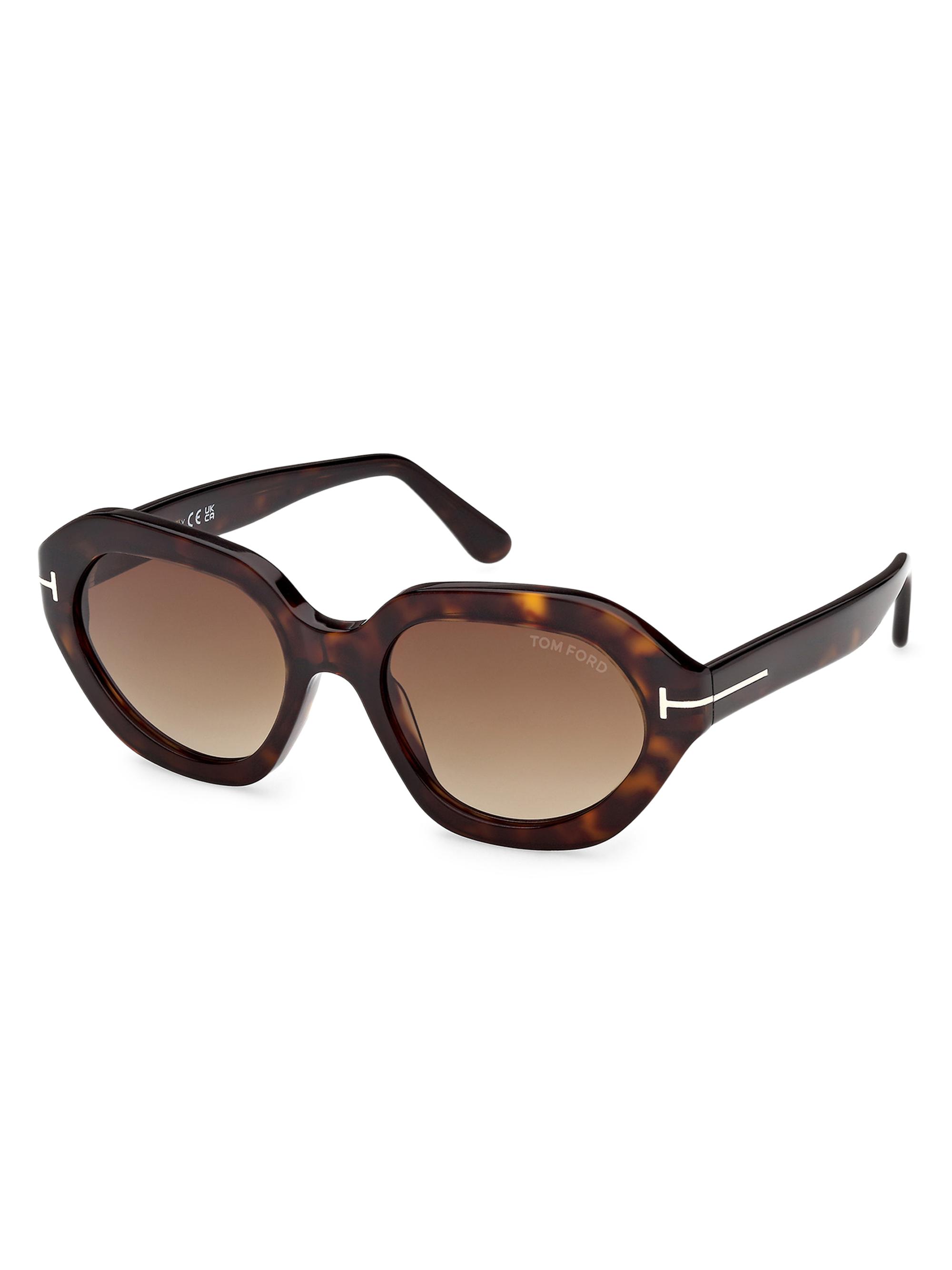 TOM FORD Women's Meryl 53MM Oval Sunglasses - Brown