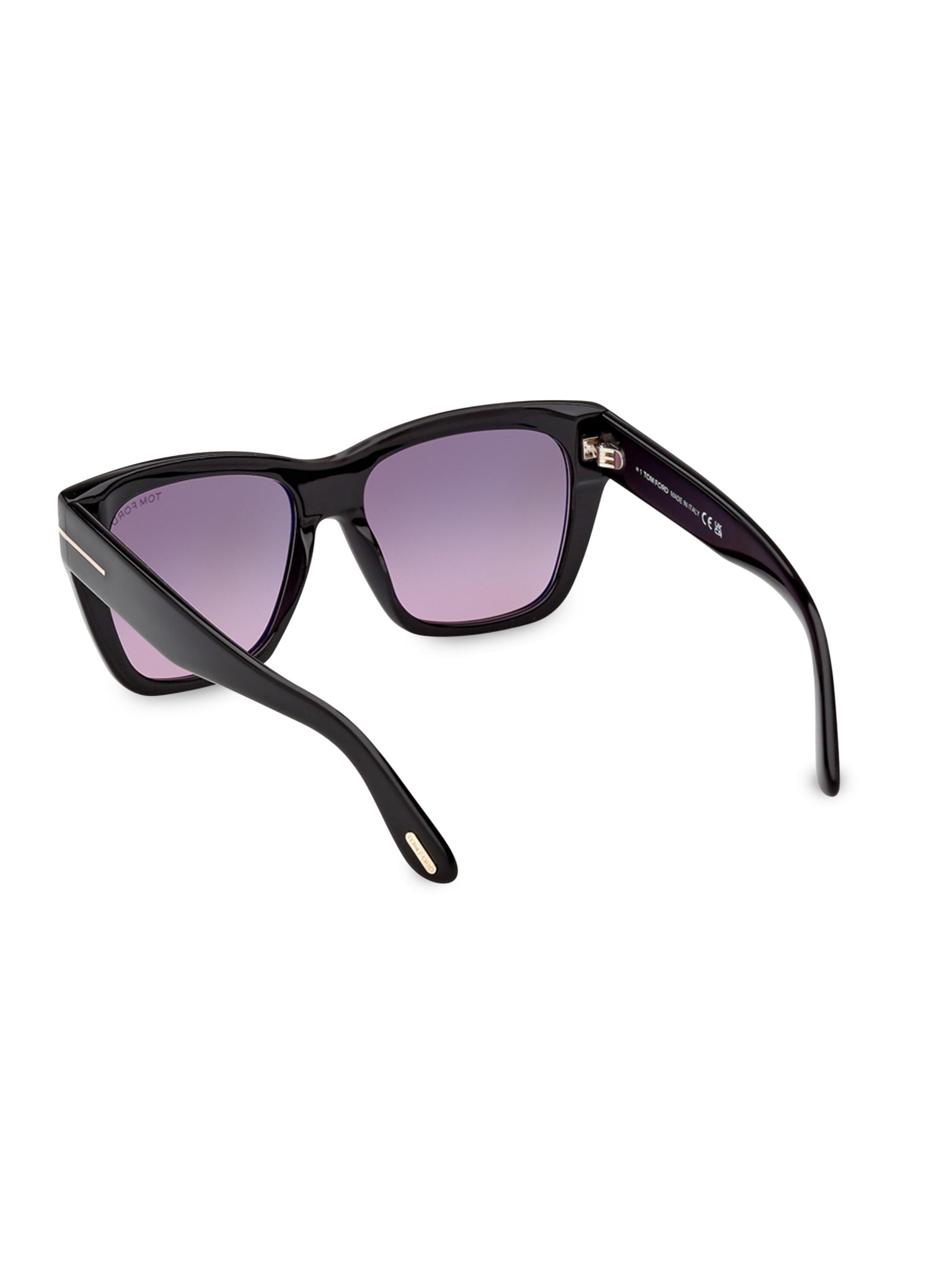 TOM FORD Flynn 55MM Square Sunglasses | Saks Fifth Avenue