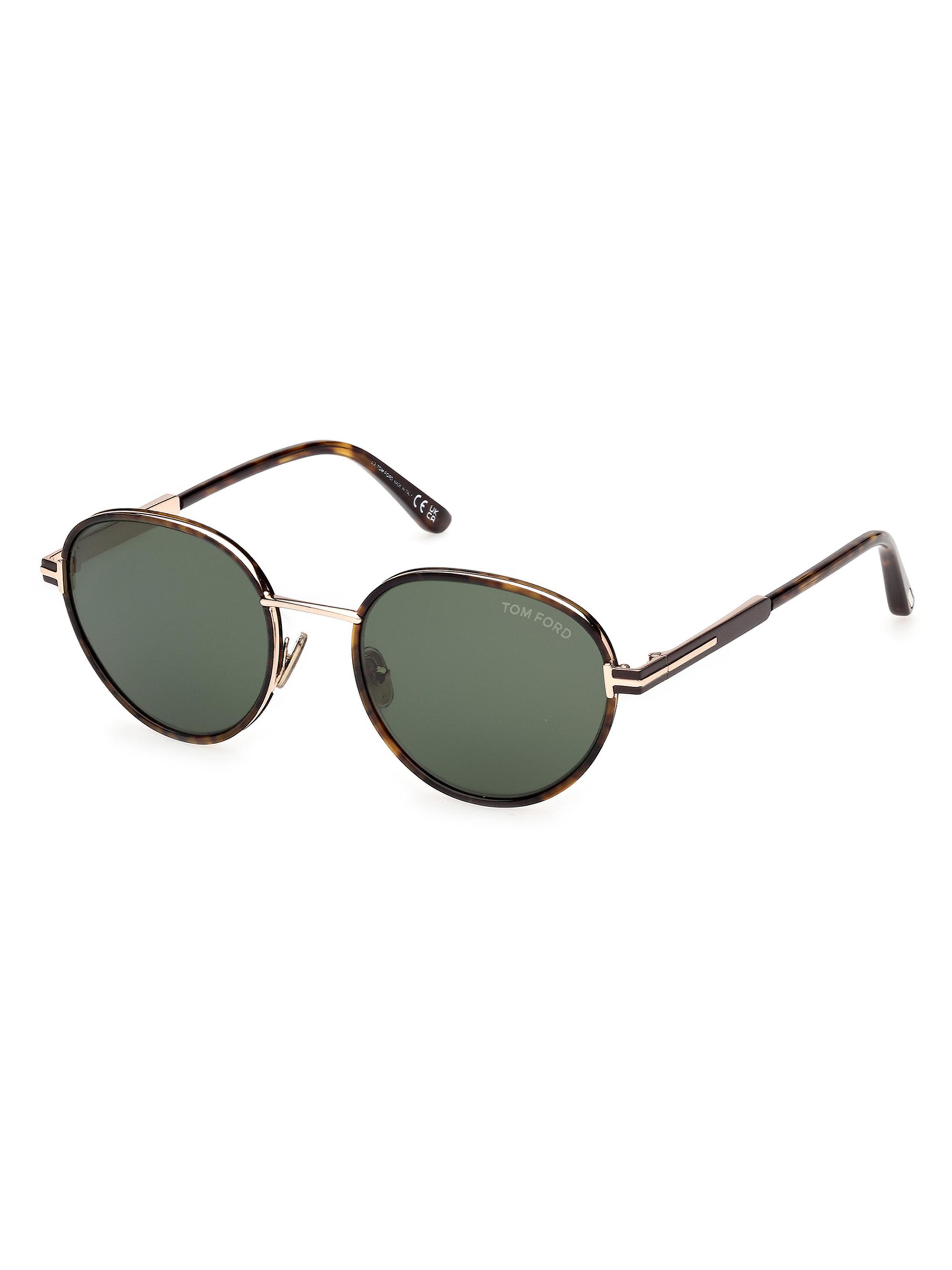 TOM FORD Women's Jet 51MM Round Sunglasses - Brown Green