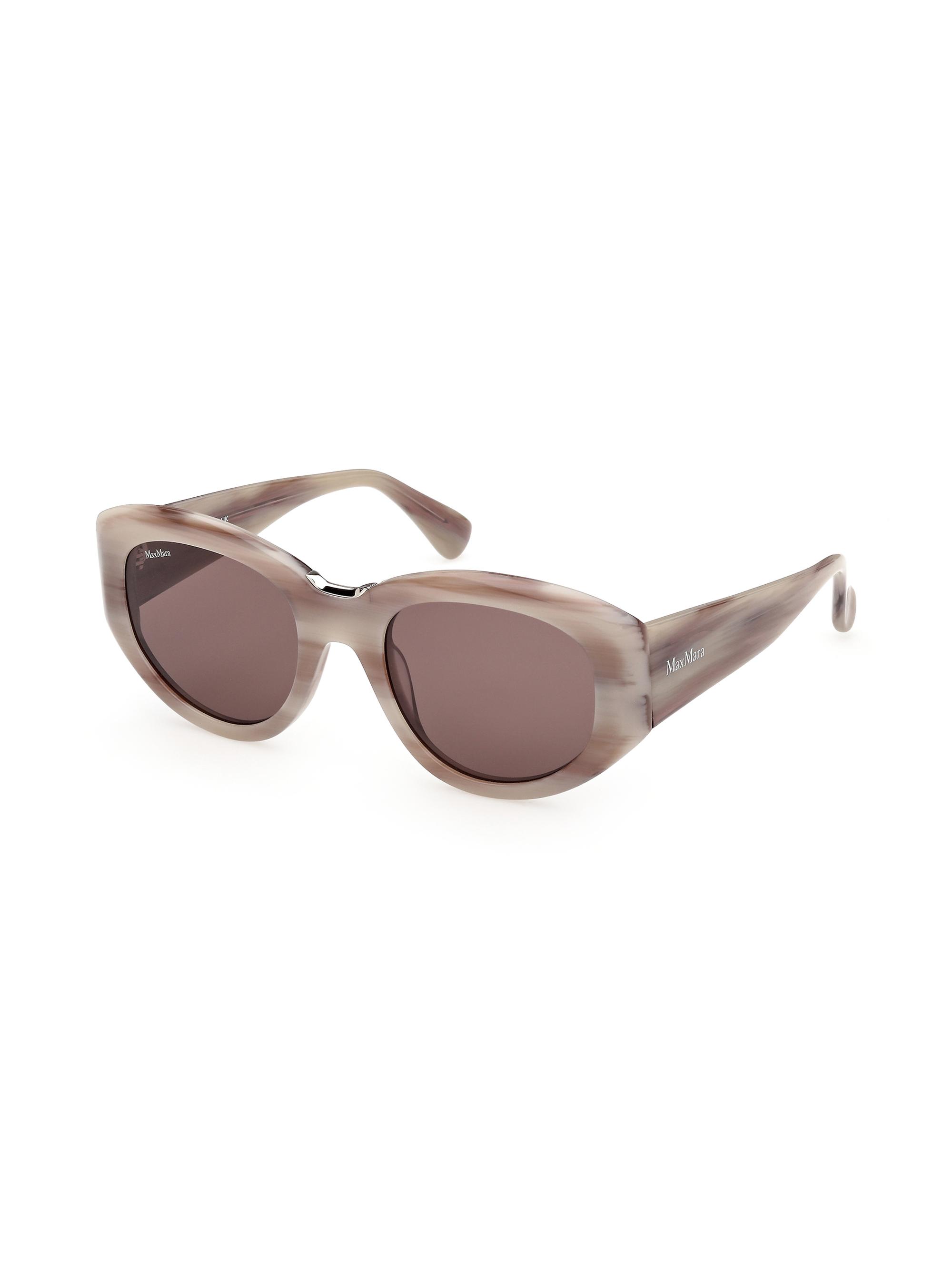 Max Mara Women's 52MM Oval Sunglasses - Grey Brown