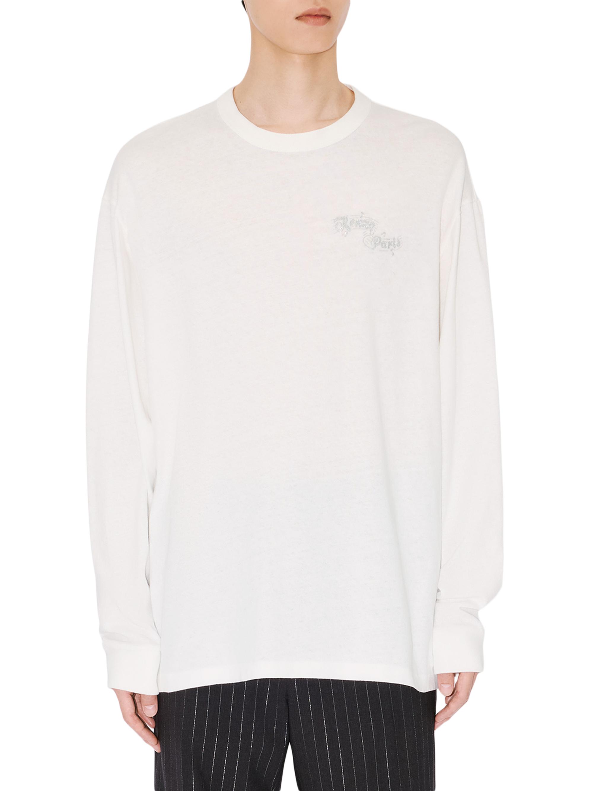 Kenzo Men's Winter Holidays Relaxed Long-Sleeve T-Shirt - White
