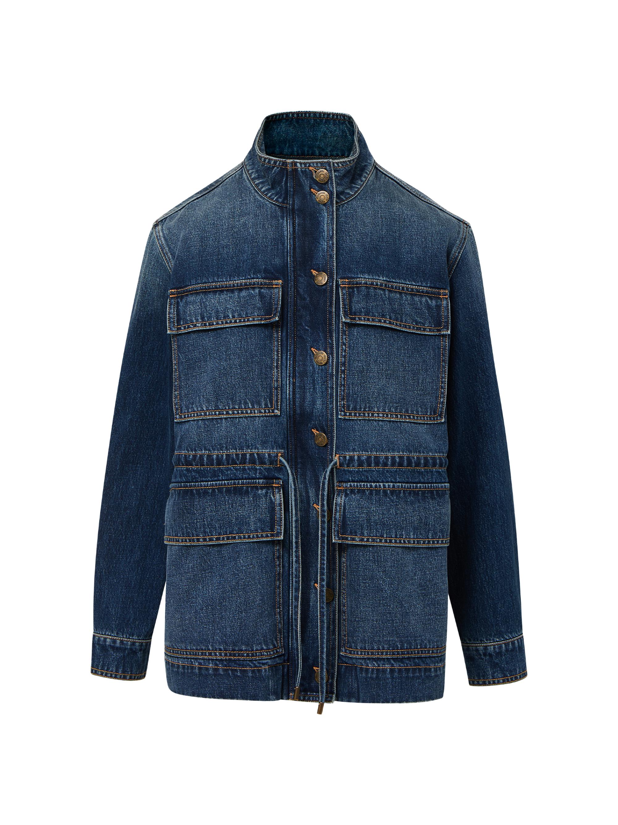 Veronica Beard Donna Sherpa-Lined Denim Jacket | Saks Fifth Avenue