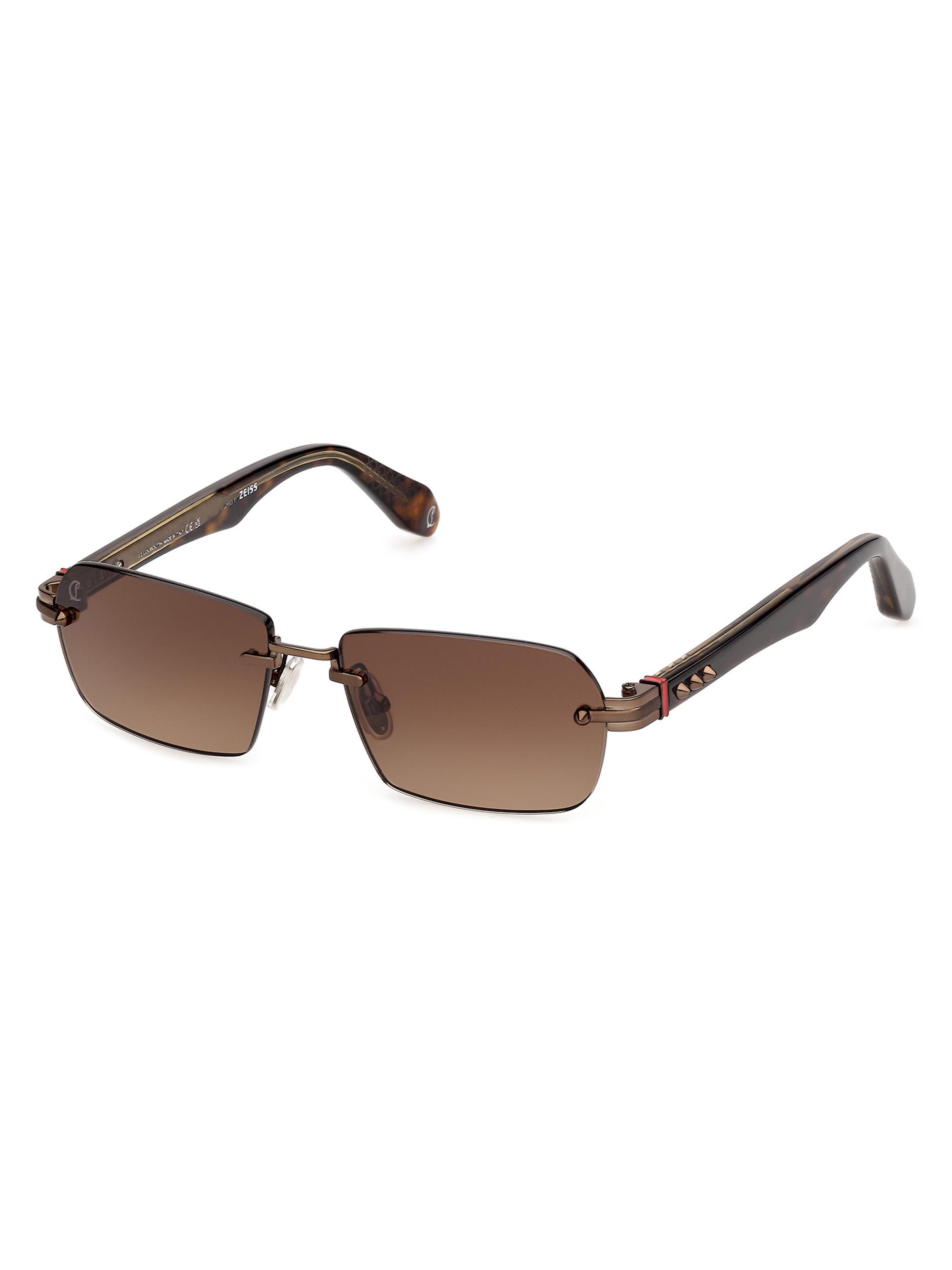 Christian Louboutin Men's 55MM Rimless Sunglasses - Brown