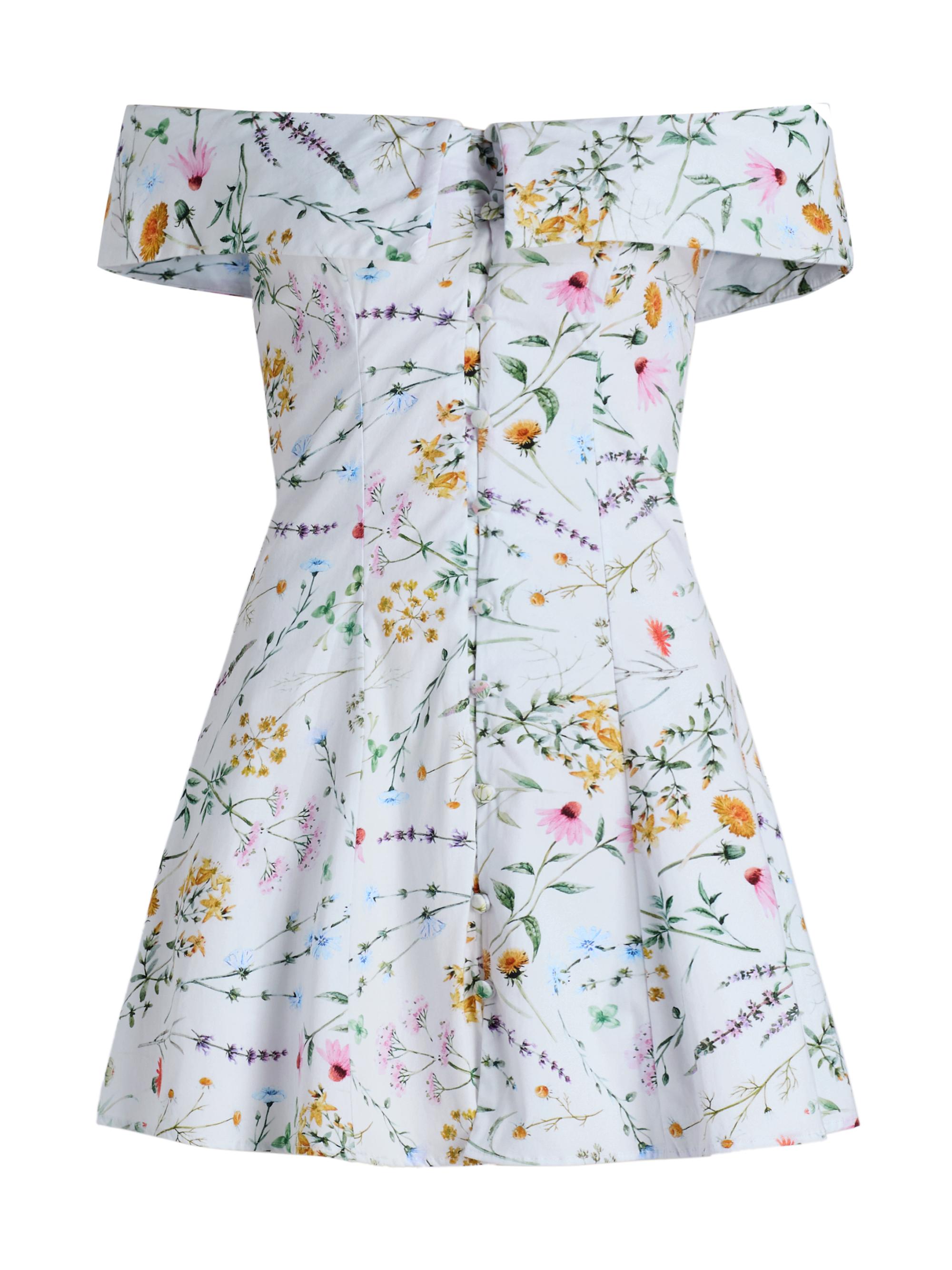 Elie Tahari The Alisha Linen Midi-Dress | Saks Fifth Avenue