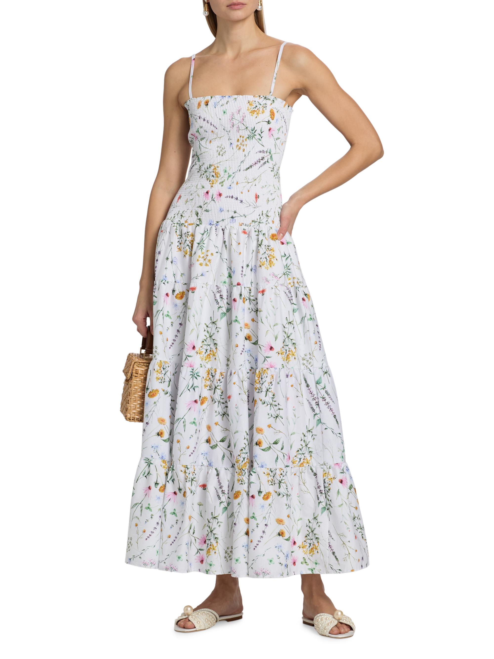 Peixoto Women's Clementine Floral Cotton Maxi Dress - Wildflower | Thumbnail 3