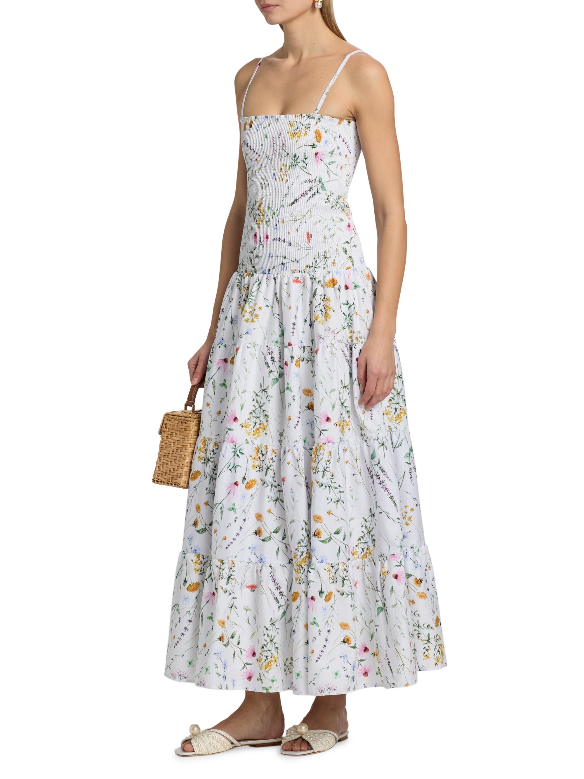 Peixoto Women's Clementine Floral Cotton Maxi Dress - Wildflower | Thumbnail 4