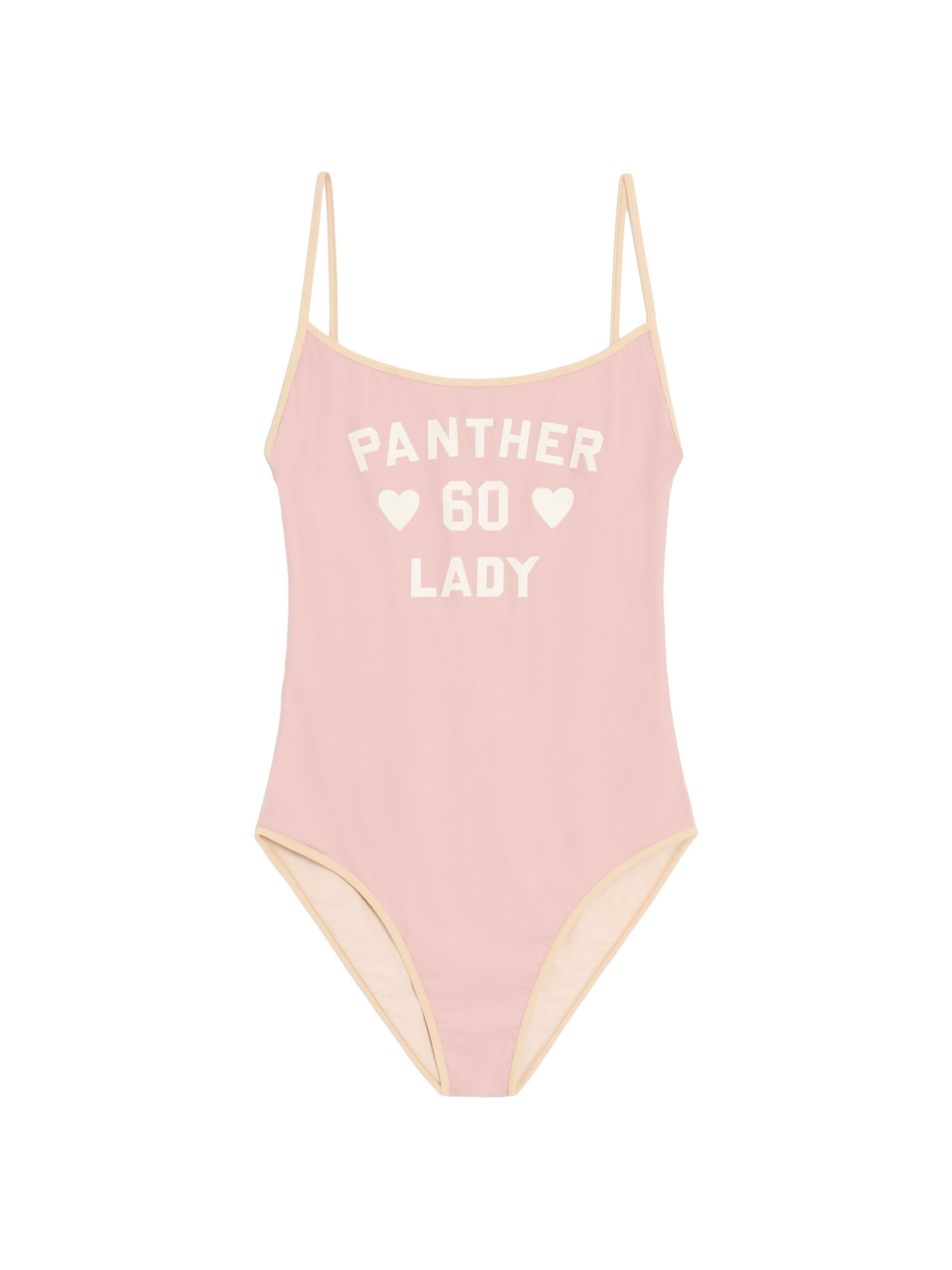 Valentino Garavani Women's Printed Lycra One-Piece Swimsuit - Pink