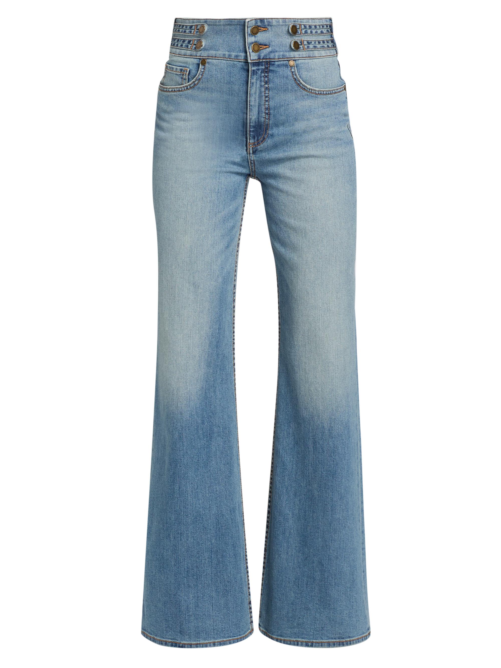 Derek Lam 10 Crosby Lucia Flare Slit Jeans | Saks Fifth Avenue