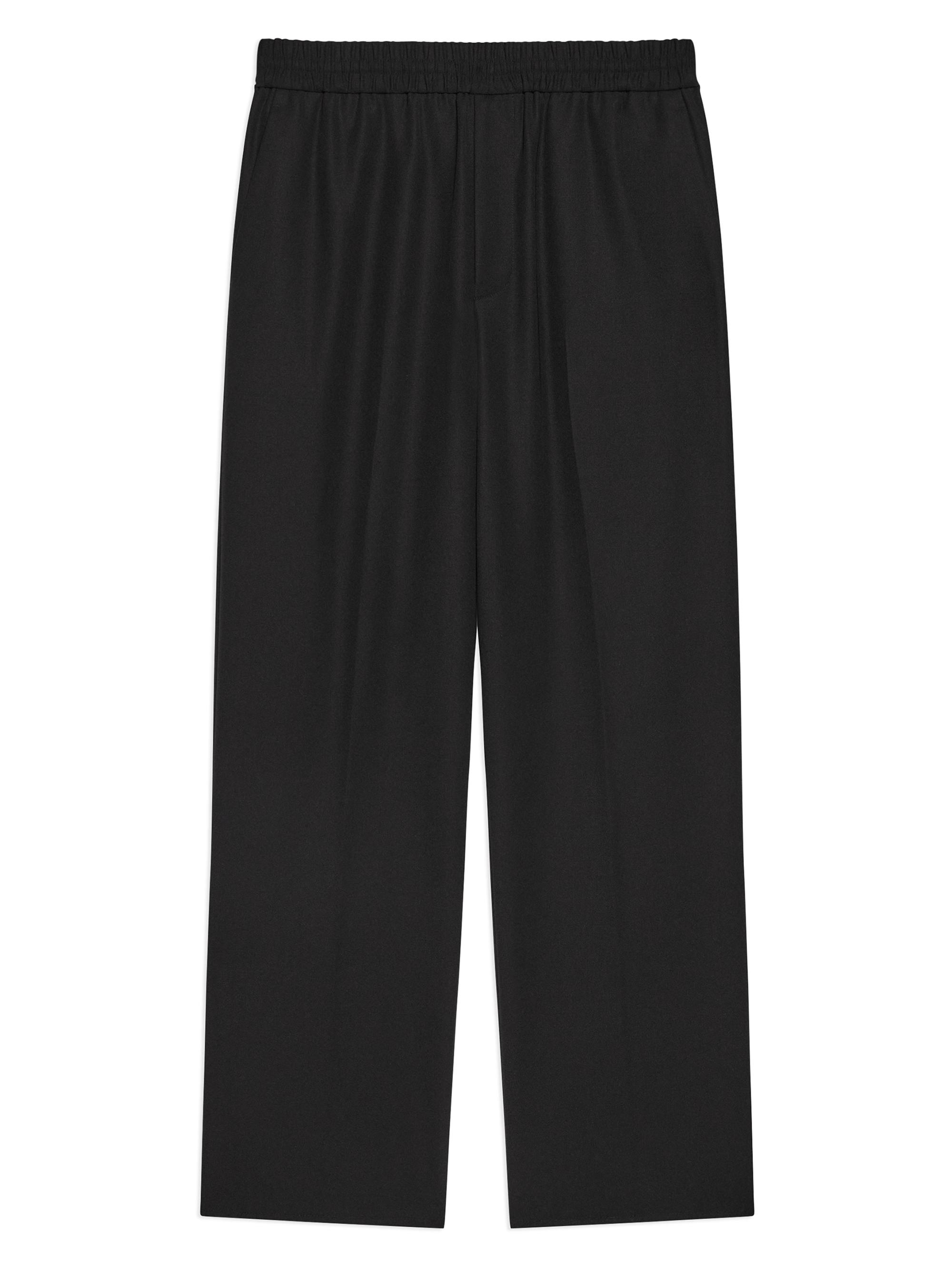 Helmut Lang Men's HL001 Wool Gabardine Pull-On Trousers - Black