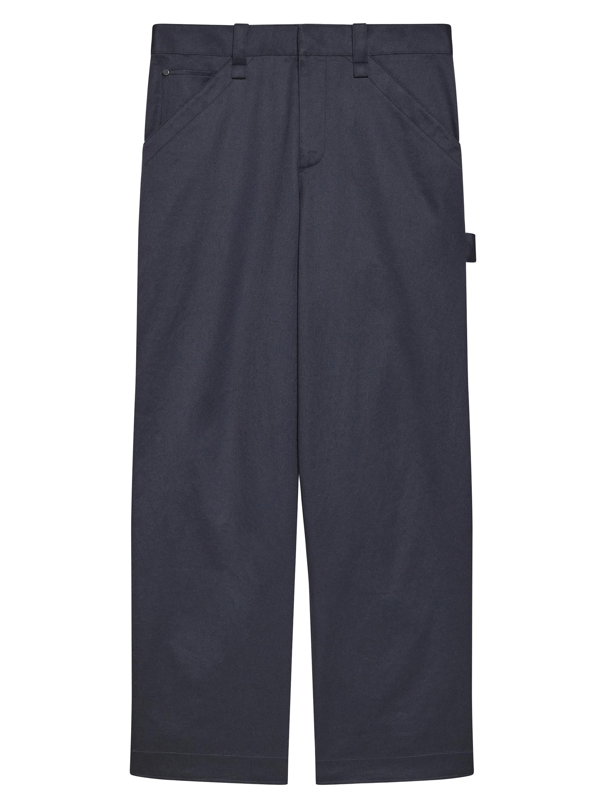 Helmut Lang Men's Cotton Twill Relaxed-Fit Chino Pants - Slate Blue