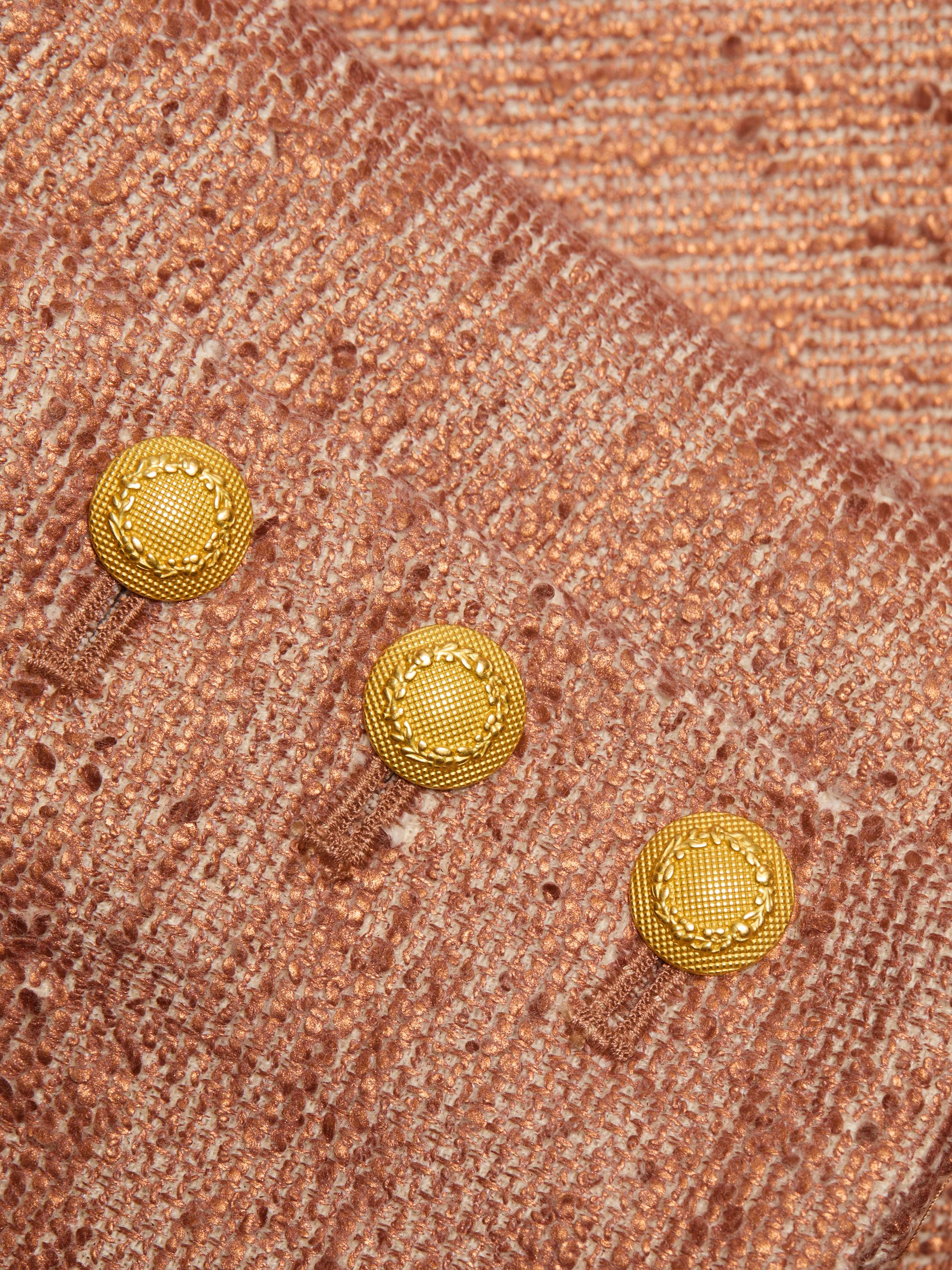 L'AGENCE Zell Collarless Jacket | Saks Fifth Avenue