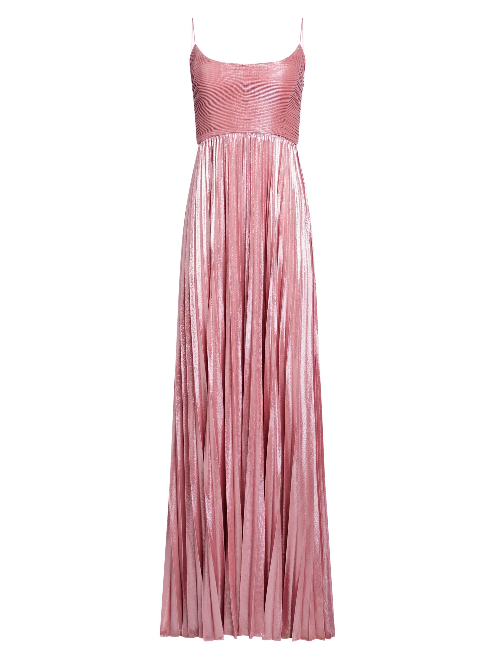 Retrofête Women's Rhosyn Pleated Gown - Metallic Rosa