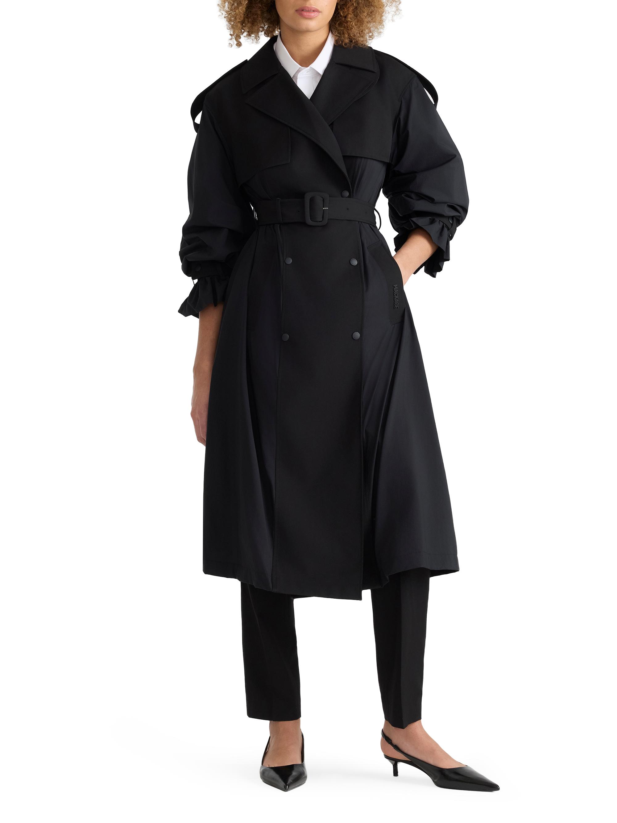 Mackage Zononmi Double-Breasted Trench Coat | Saks Fifth Avenue