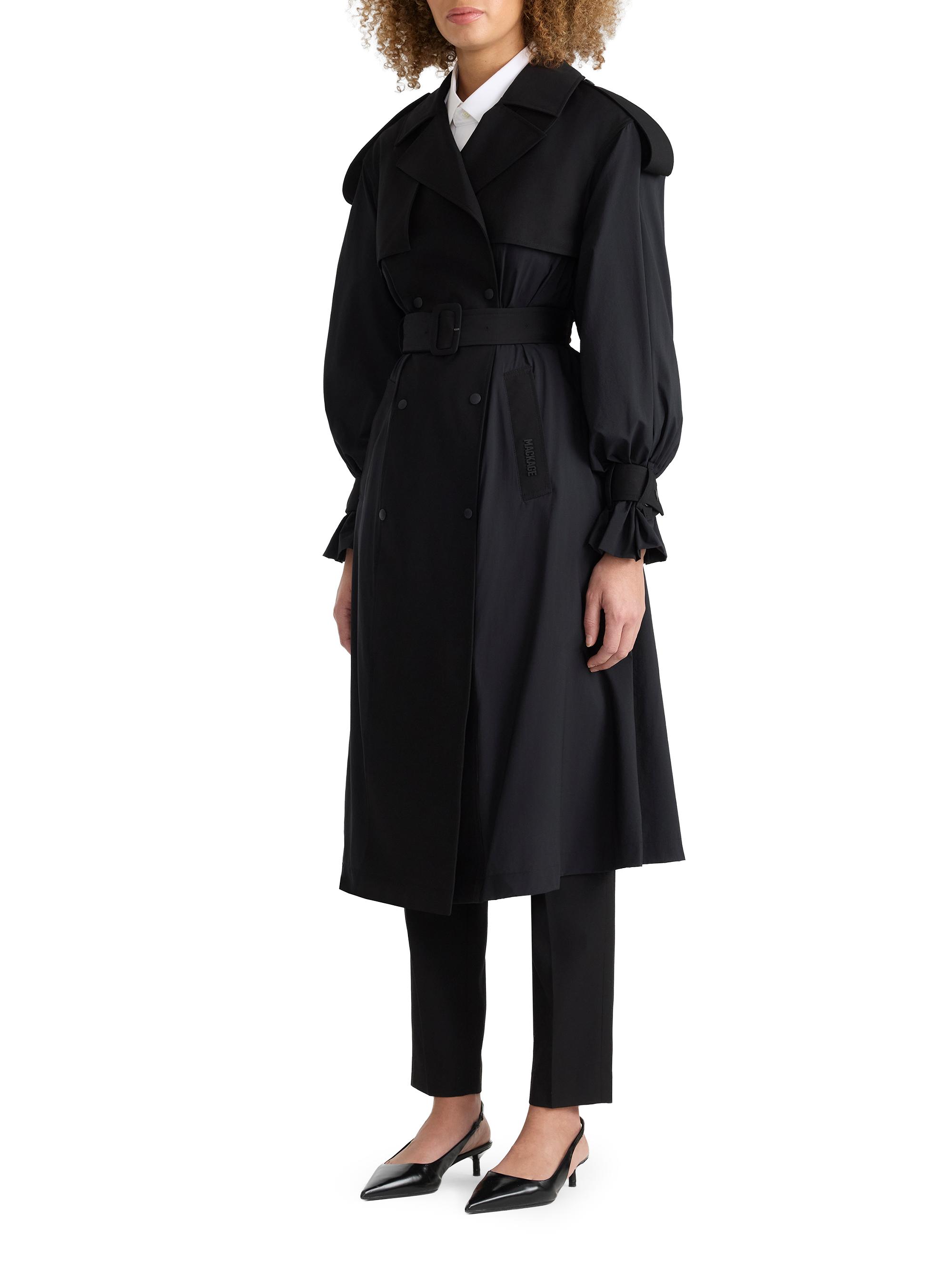 Mackage Zononmi Double-Breasted Trench Coat | Saks Fifth Avenue