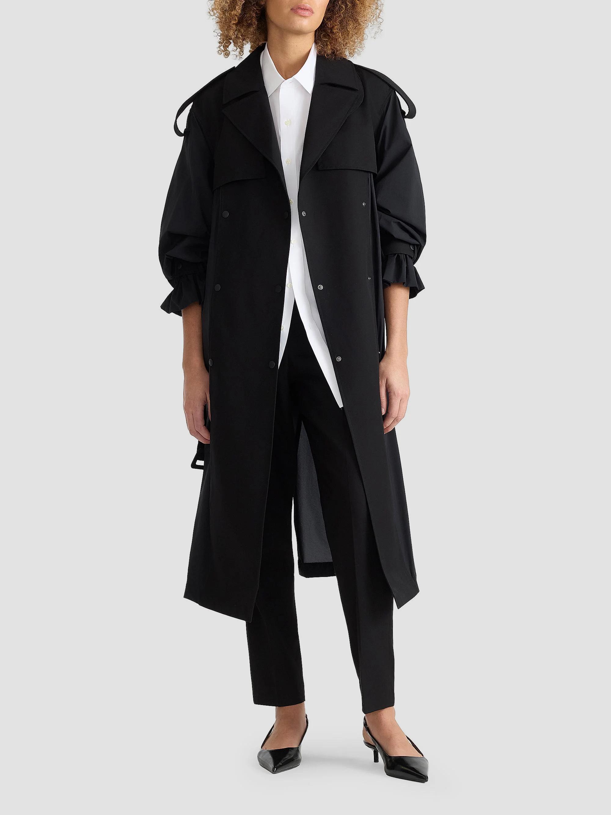 SEQUEL FISHTAIL TRENCH COAT BLACK M 黒 Mackage Zononmi Double-Breasted Trench Coat | Saks Fifth Avenue