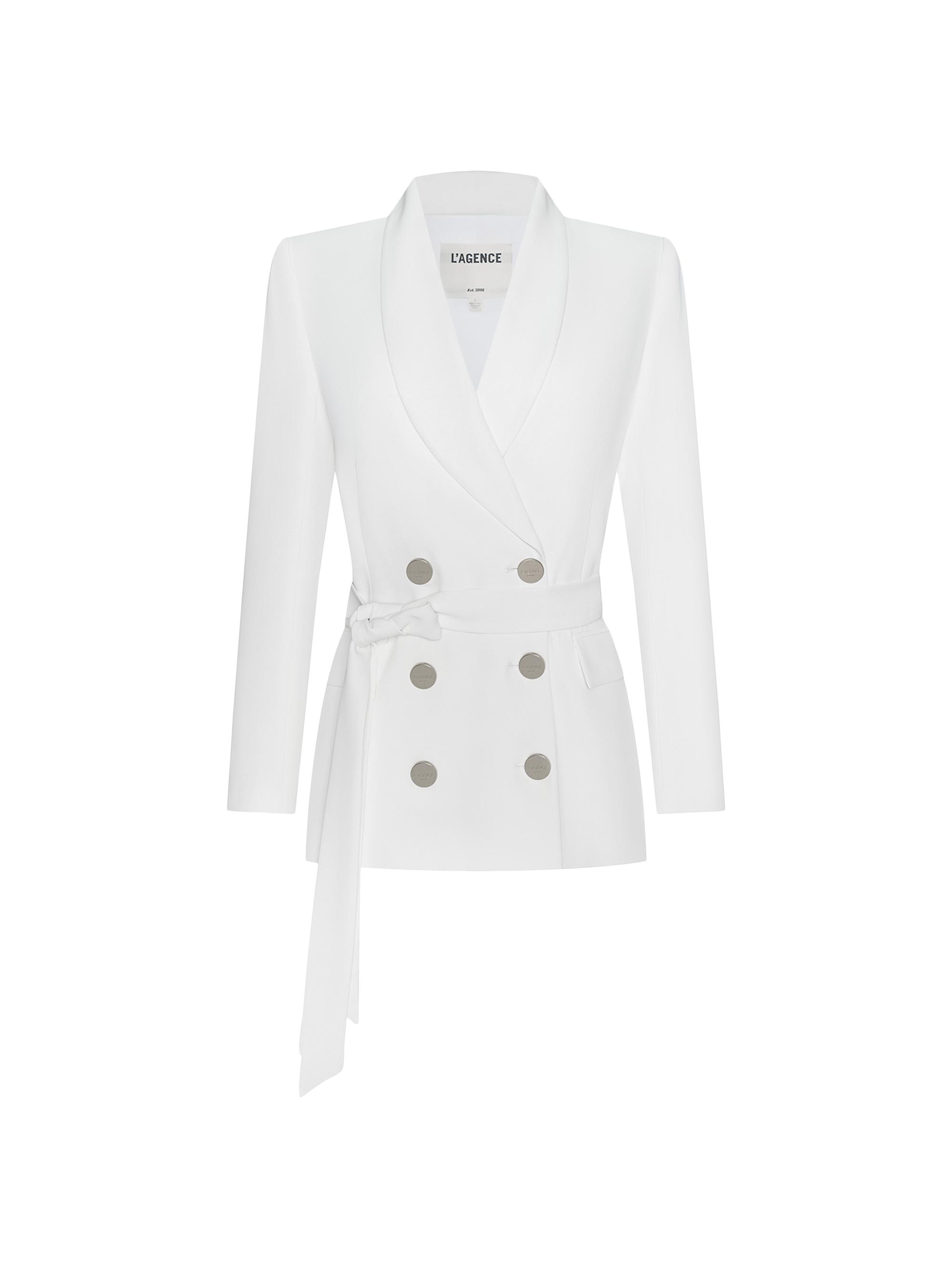L'AGENCE Women's Aven Wrap Double-Breasted Blazer -