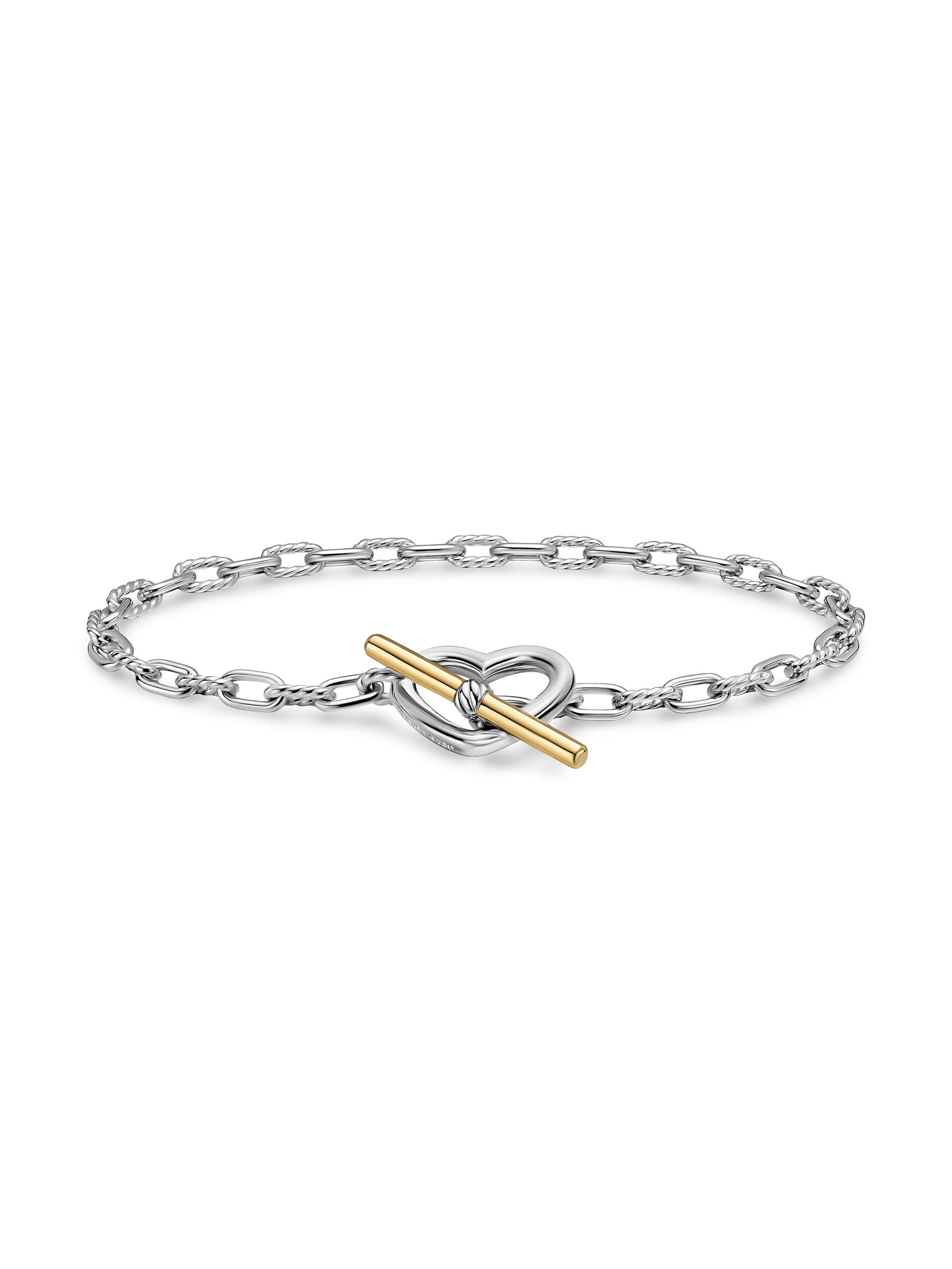David Yurman Women's DY Madison Heart Toggle Chain Bracelet in Sterling Silver - Silver