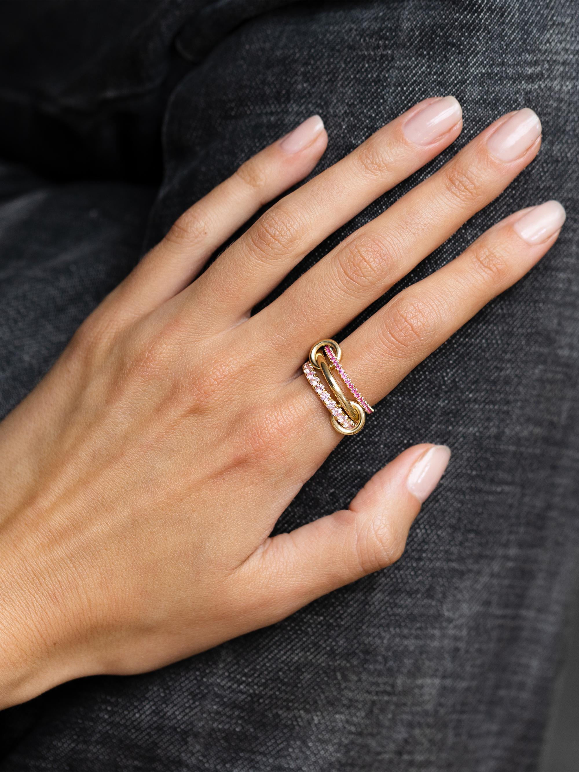Spinelli Kilcollin Norah Rose 18K Yellow Gold & Pink Sapphire