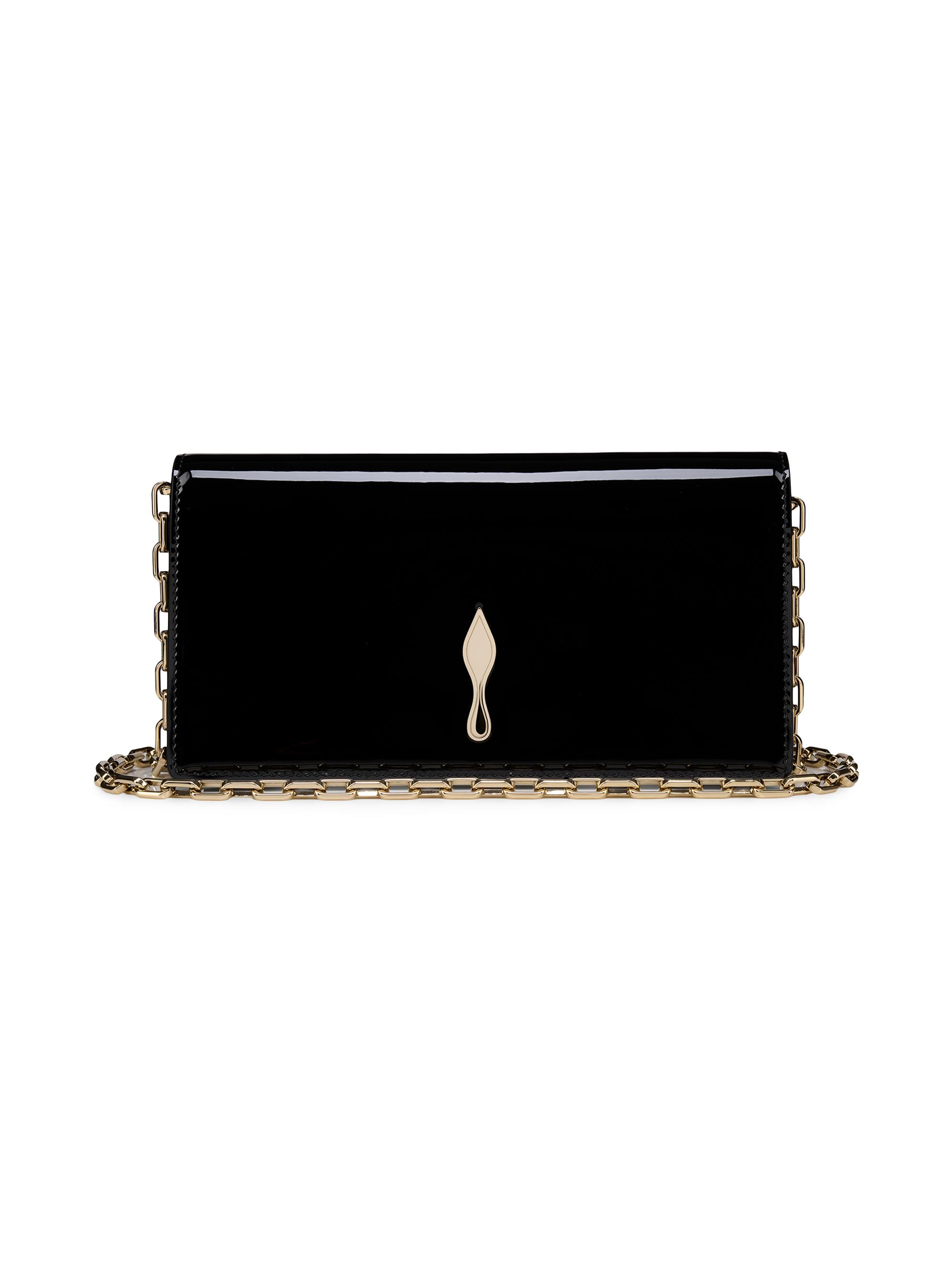 Christian Louboutin Women's Bettina Patent Leather Clutch - Ceruleo