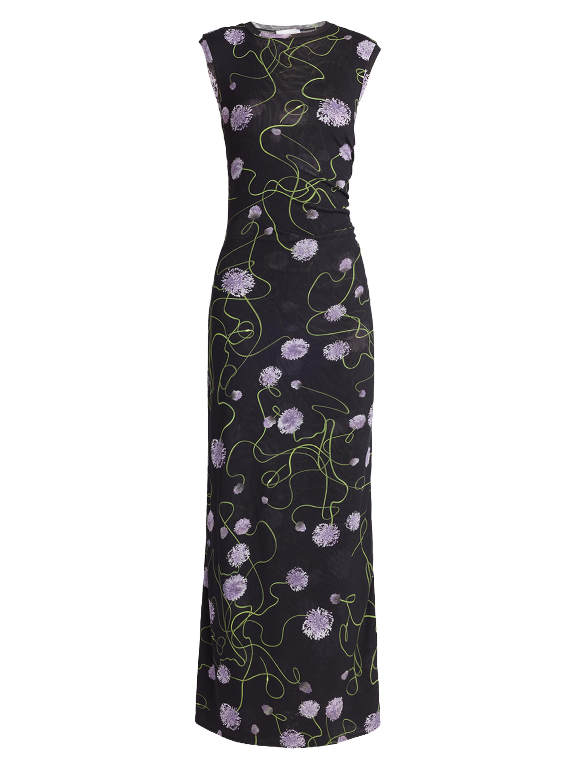 Stella McCartney Women's Twisted Floral Mesh Maxi Dress