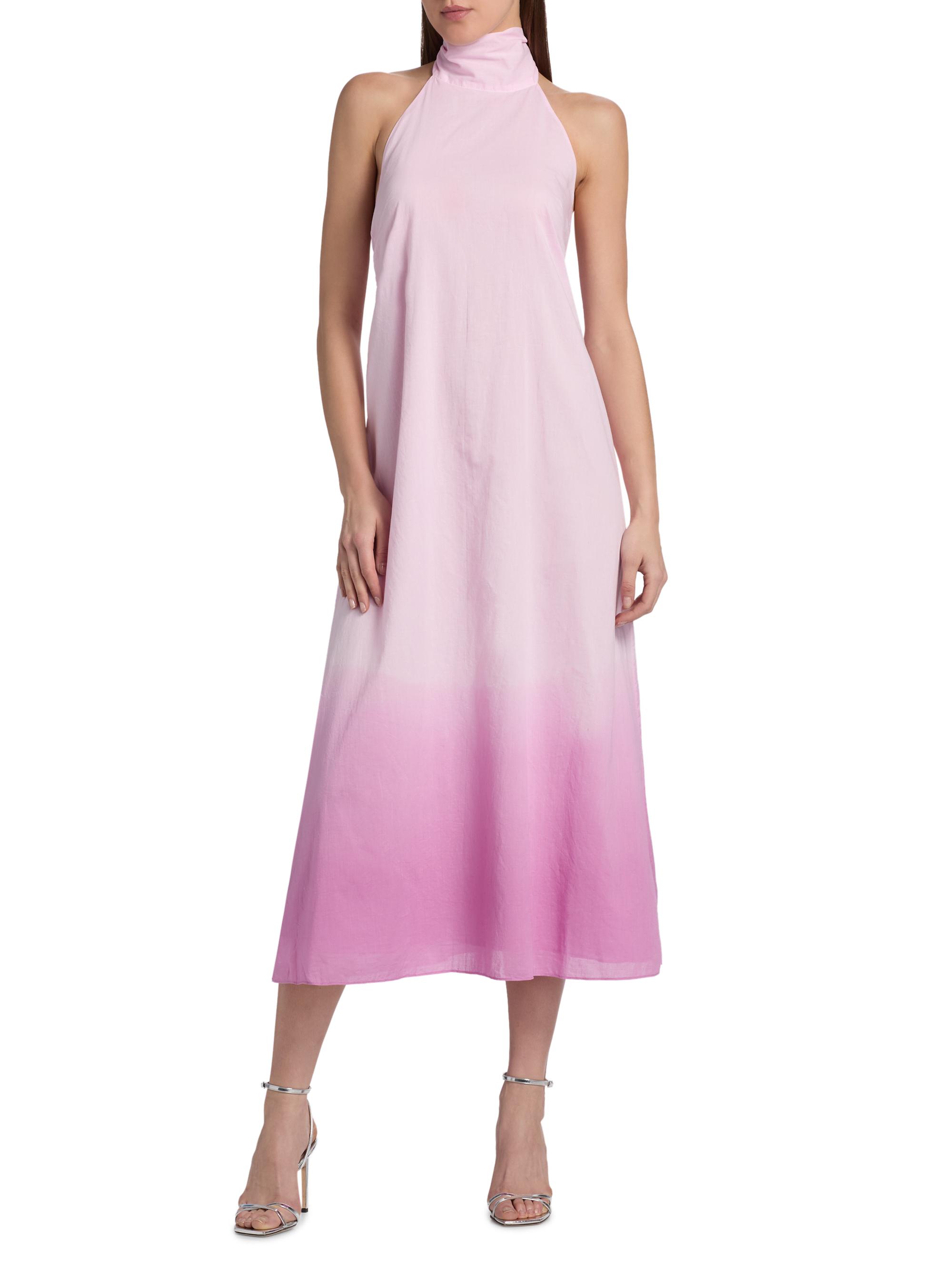 david's bridal empire waist bridesmaid dress Ottavia Silk Dip-Dye Cami Maxi Dress