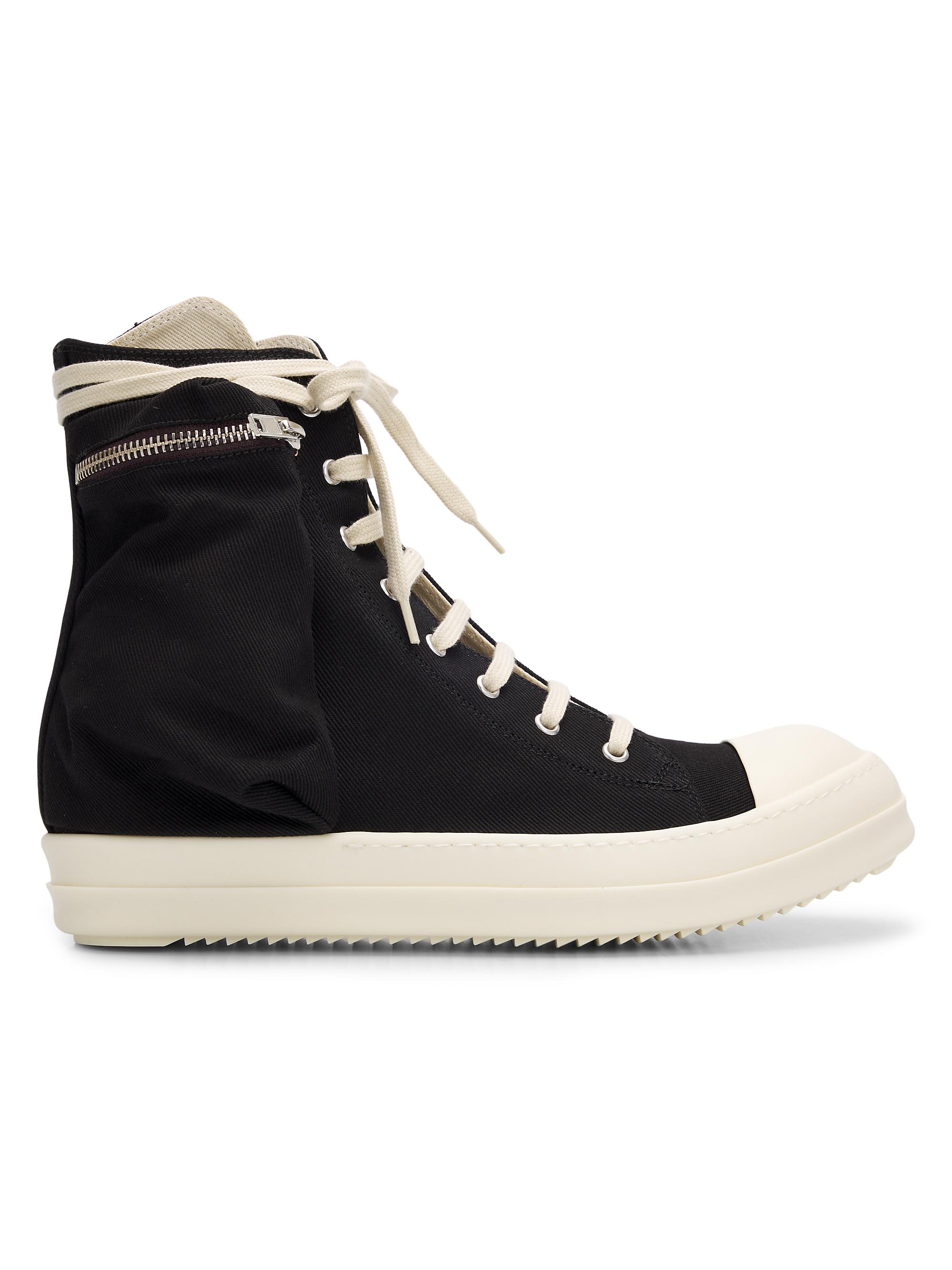Rick Owens Leather Low-Top Sneakers | Saks Fifth Avenue