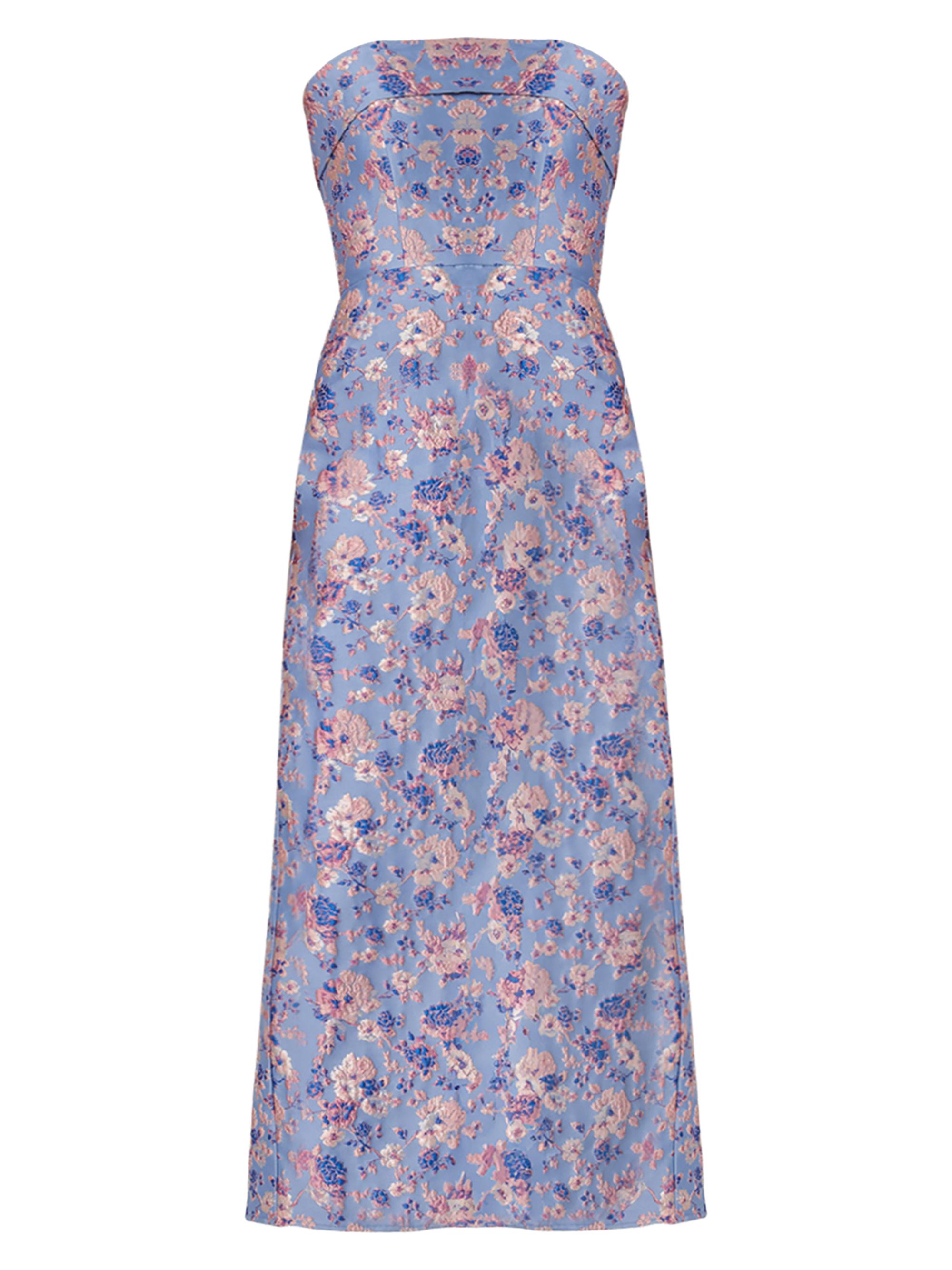 sachin and babi light blue dress Betsy & Adam Women's Scuba Crepe Cocktail Dress - Blue main image 0