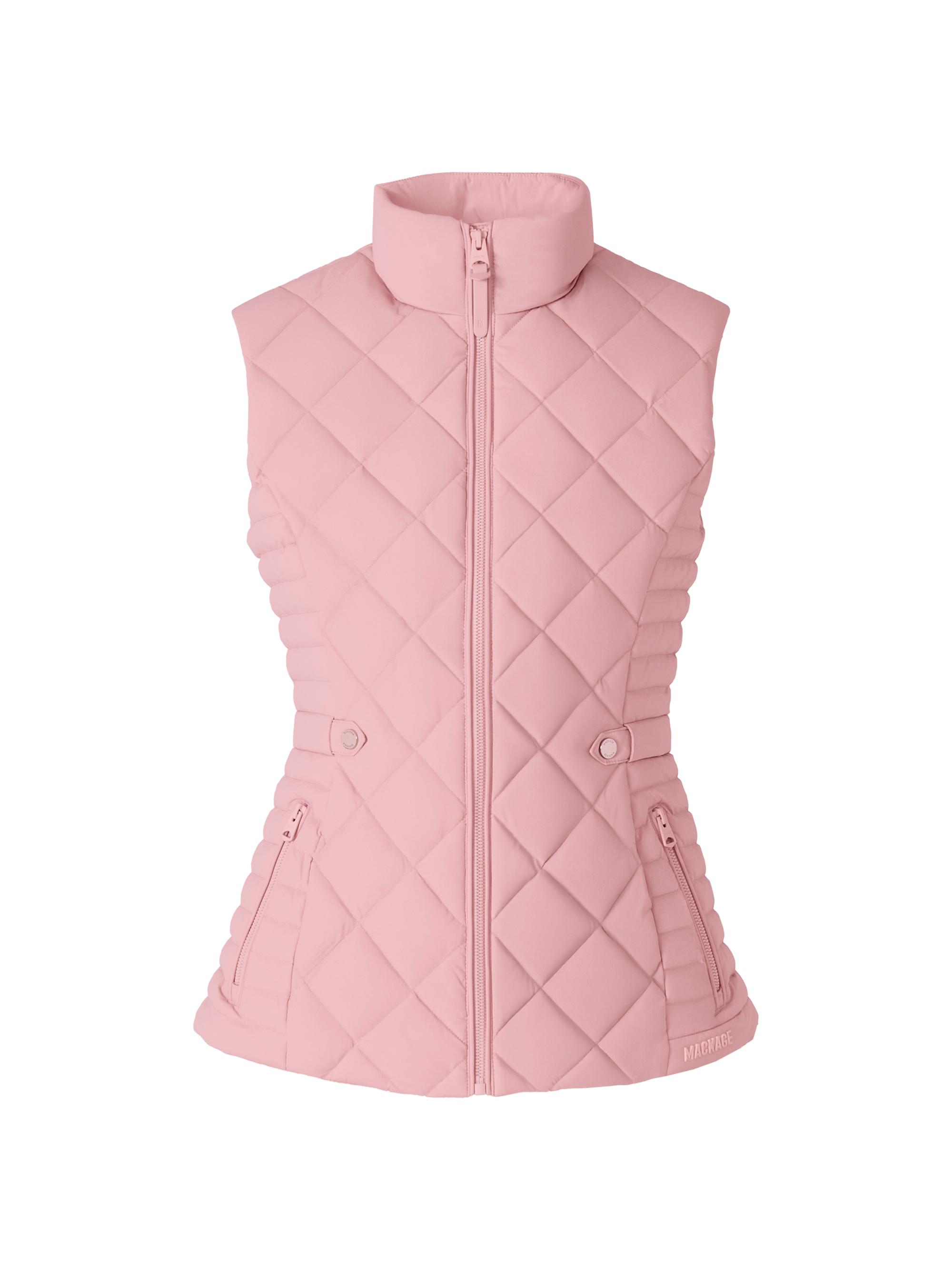 Mackage Women's Stefania Diamond-Quilted Down Vest - Soft Pink