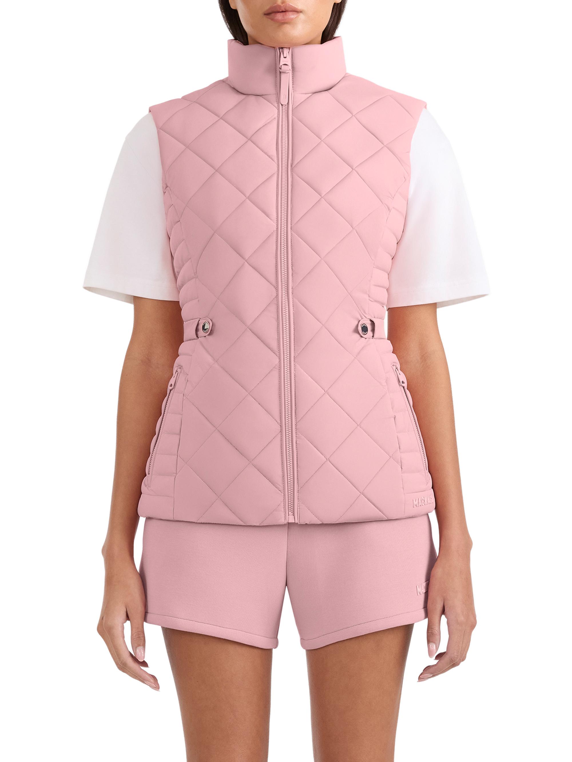 Mackage Stefania Diamond-Quilted Down Vest | Saks Fifth Avenue