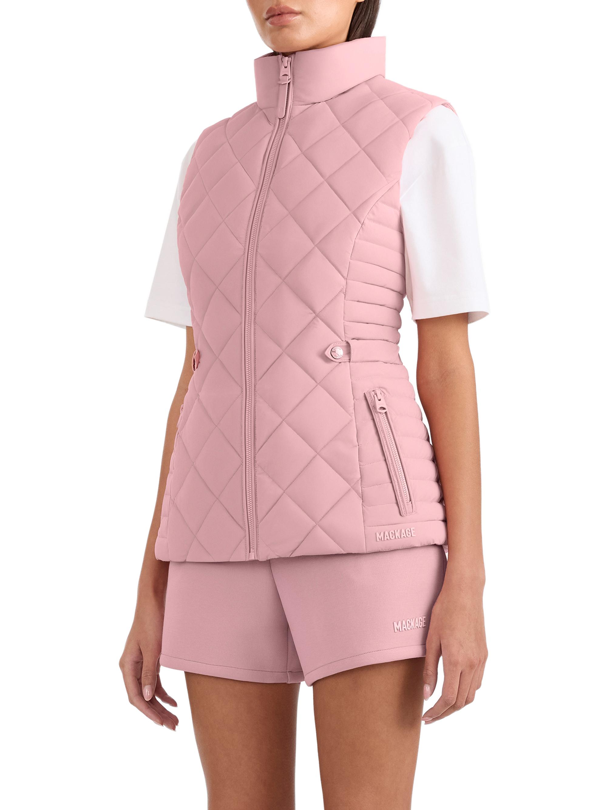 Mackage Stefania Diamond-Quilted Down Vest | Saks Fifth Avenue