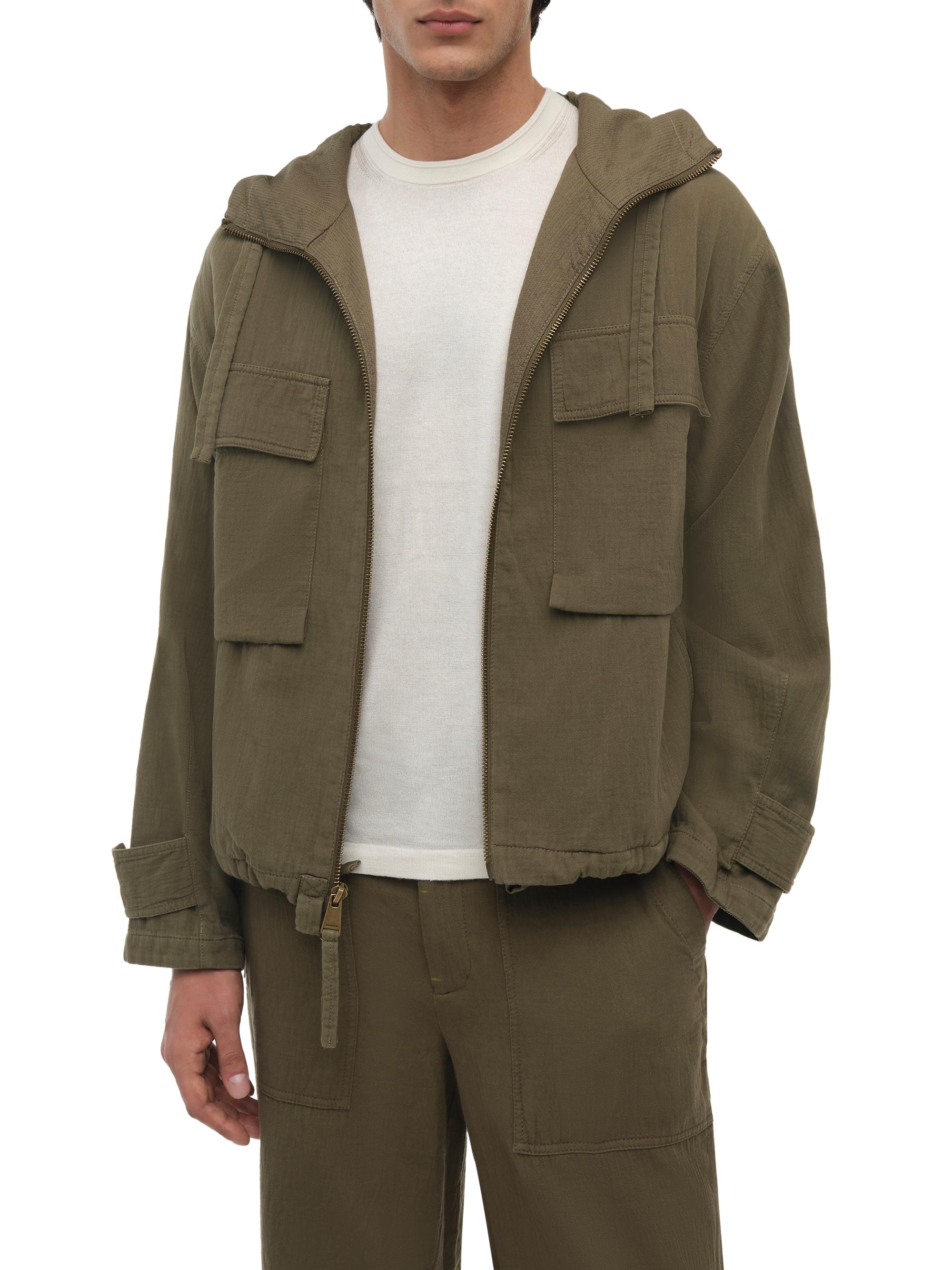SIMKHAI Men's Iver Cotton Field Jacket - Olive