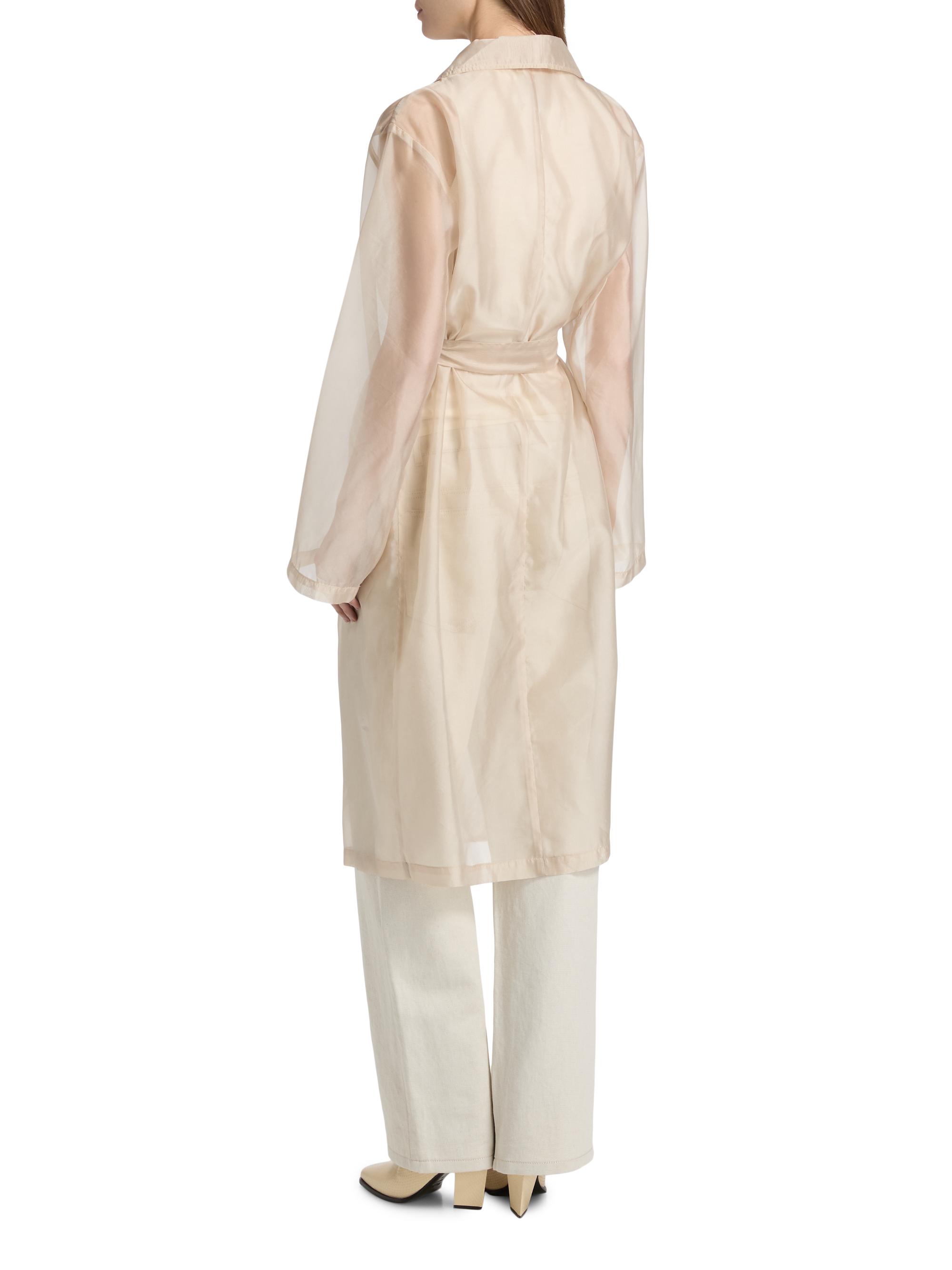 Lamarque Talise Sheer Organza Trench Coat | Saks Fifth Avenue