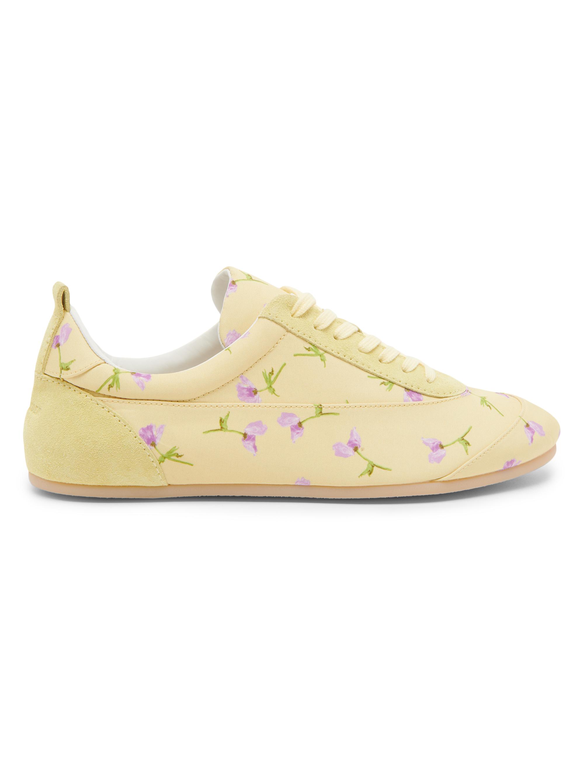 Jil Sander Women's Étage Floral Low-Top Sneakers - Pastel Yellow